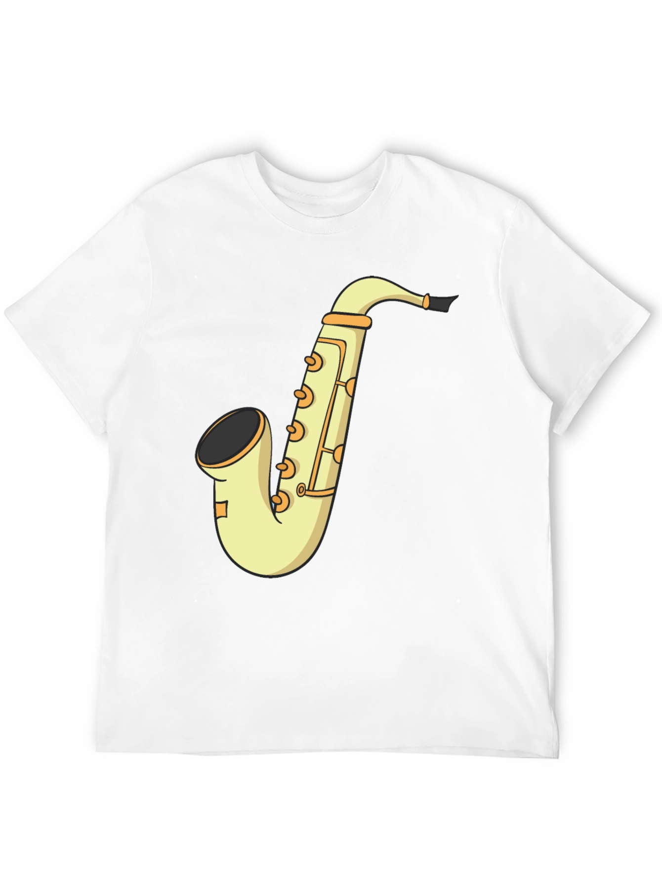 Saxophone Graphic T-Shirt - Musical Instrument Tee