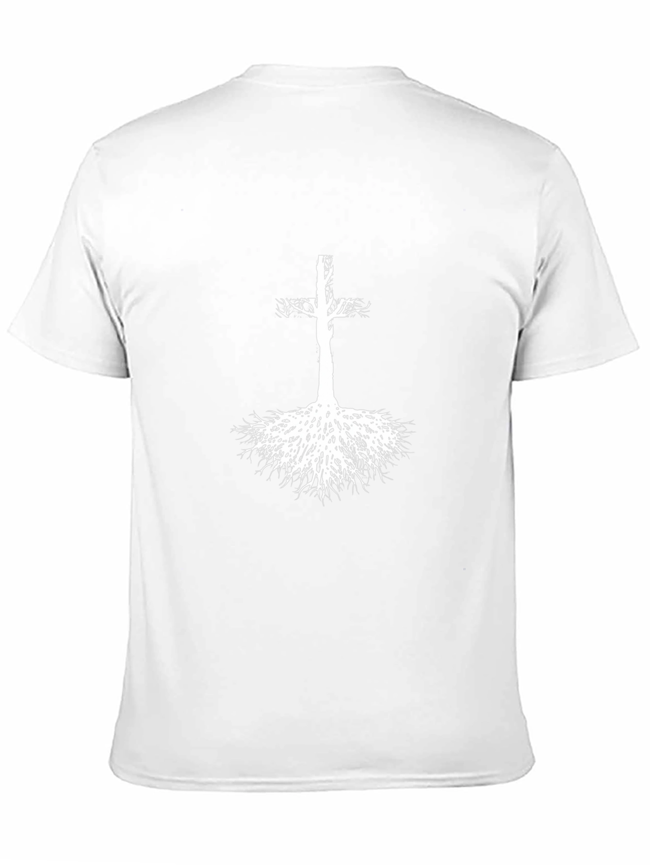 Rooted Cross Graphic Tee - Black