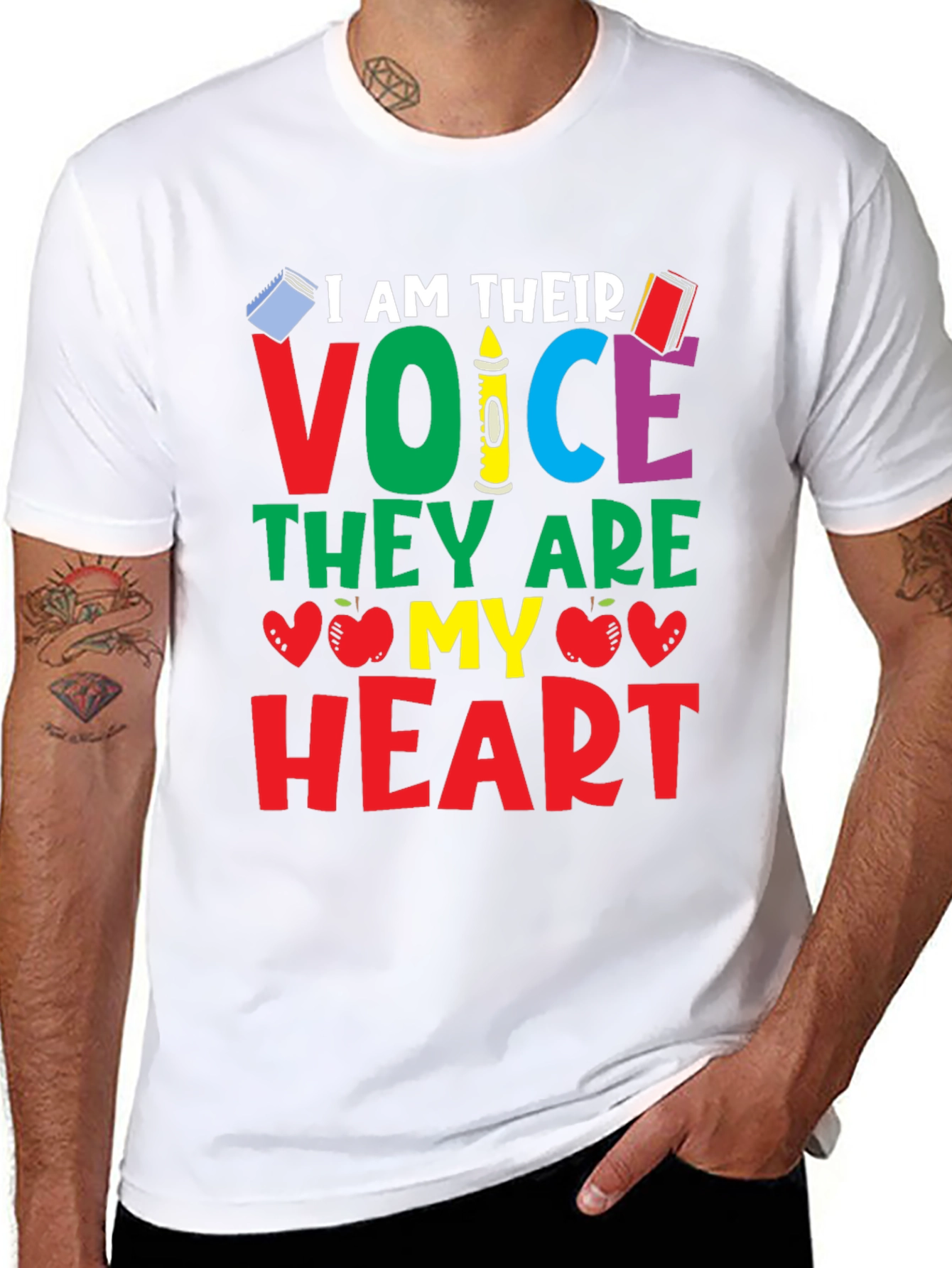 Teachers Heart T-Shirt