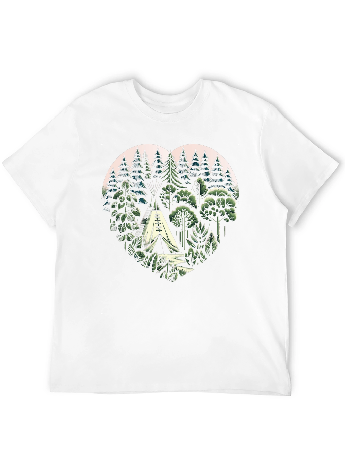 Nature Heart Camping T-Shirt