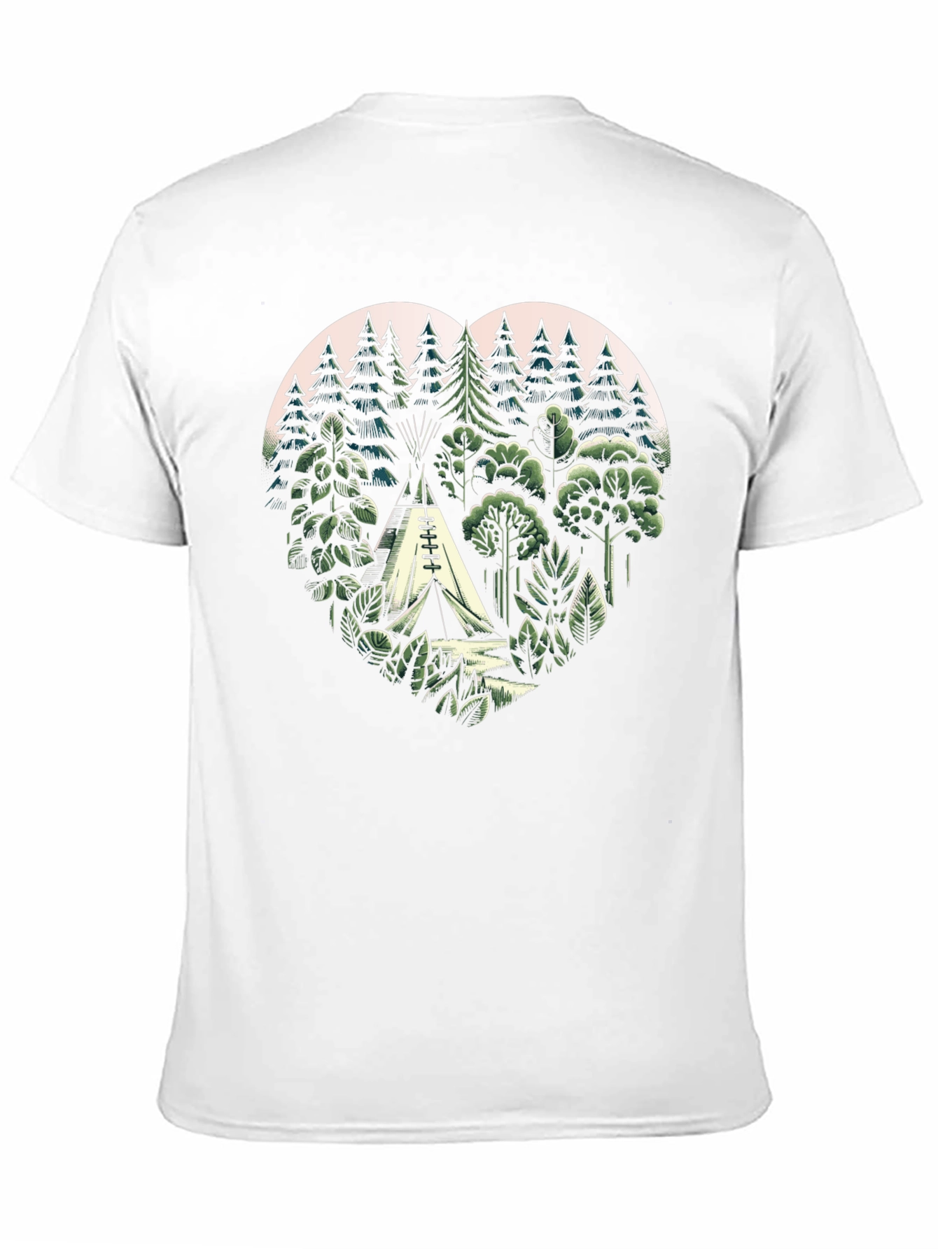 Nature Heart Camping T-Shirt