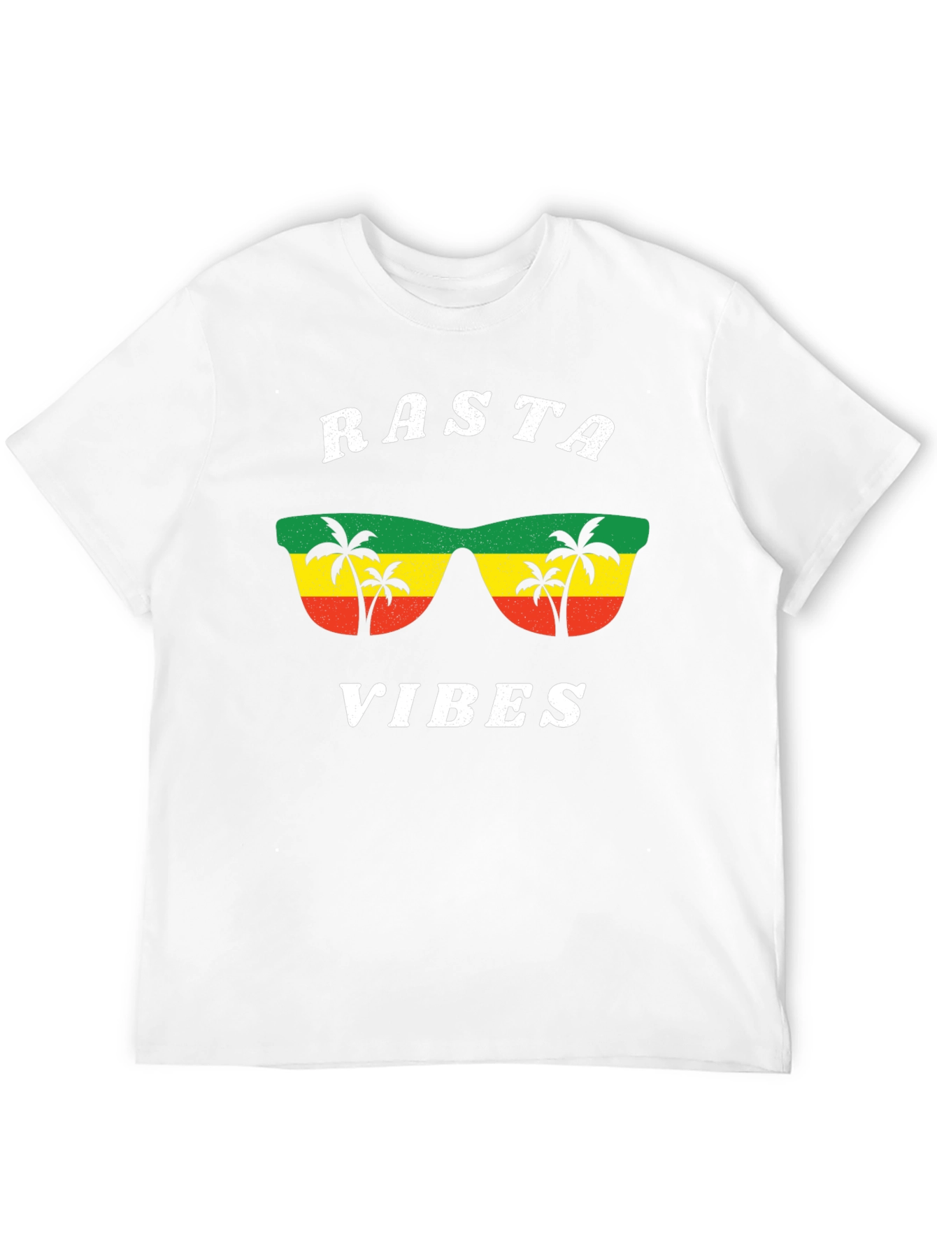 Rasta Vibes Graphic Tee - Cool Jamaican Style