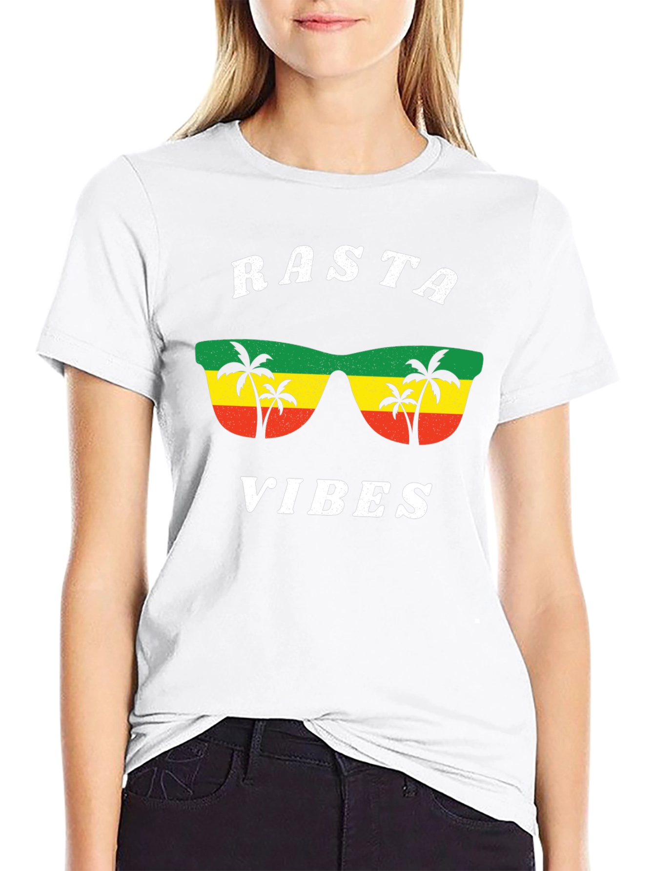 Rasta Vibes Graphic Tee - Cool Jamaican Style