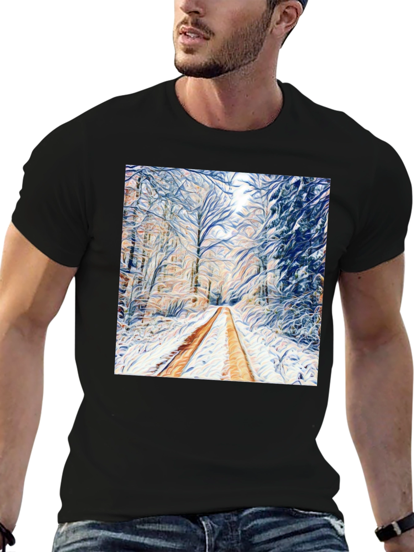 Winter Forest Art T-Shirt