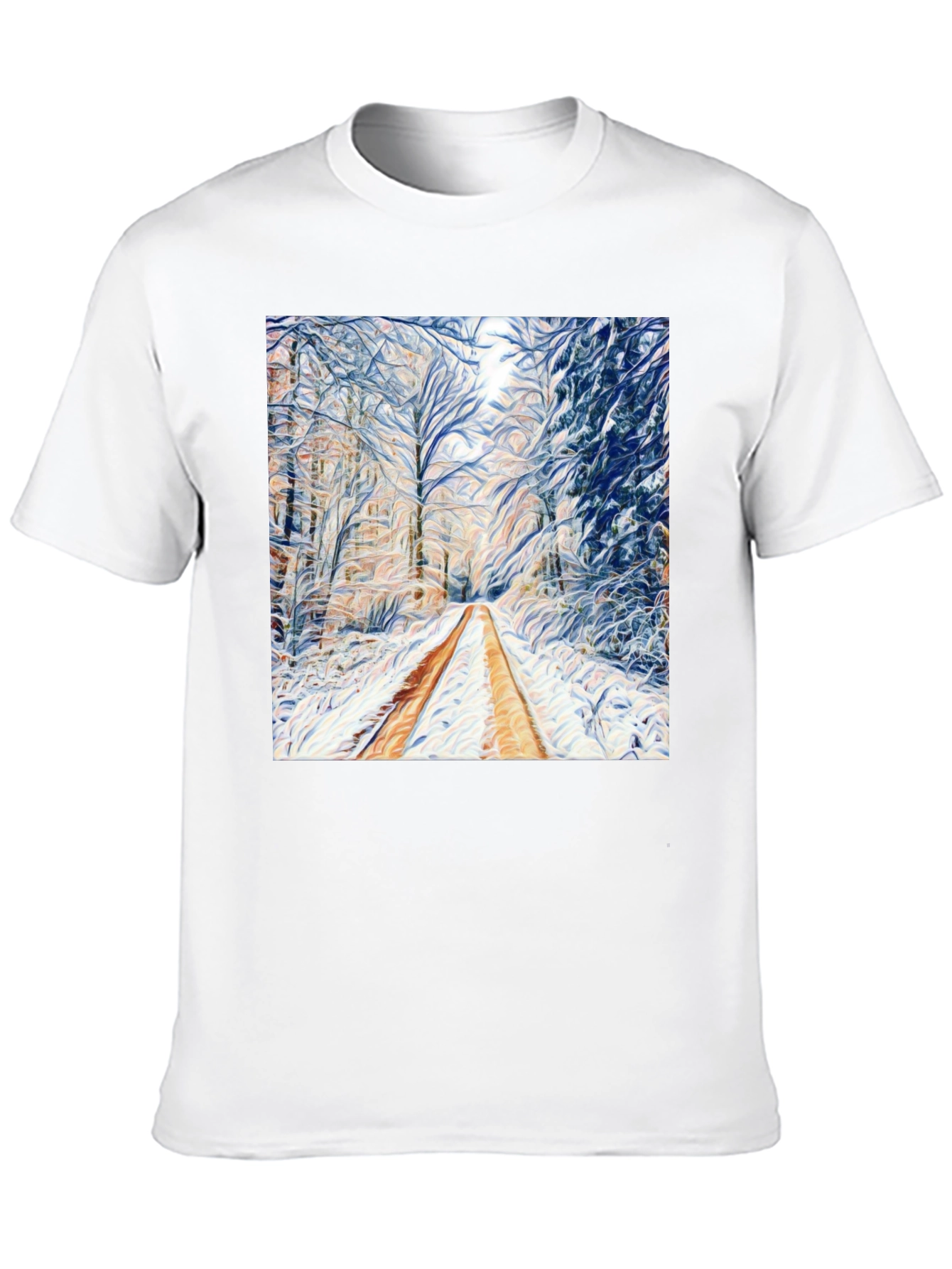 Winter Forest Art T-Shirt