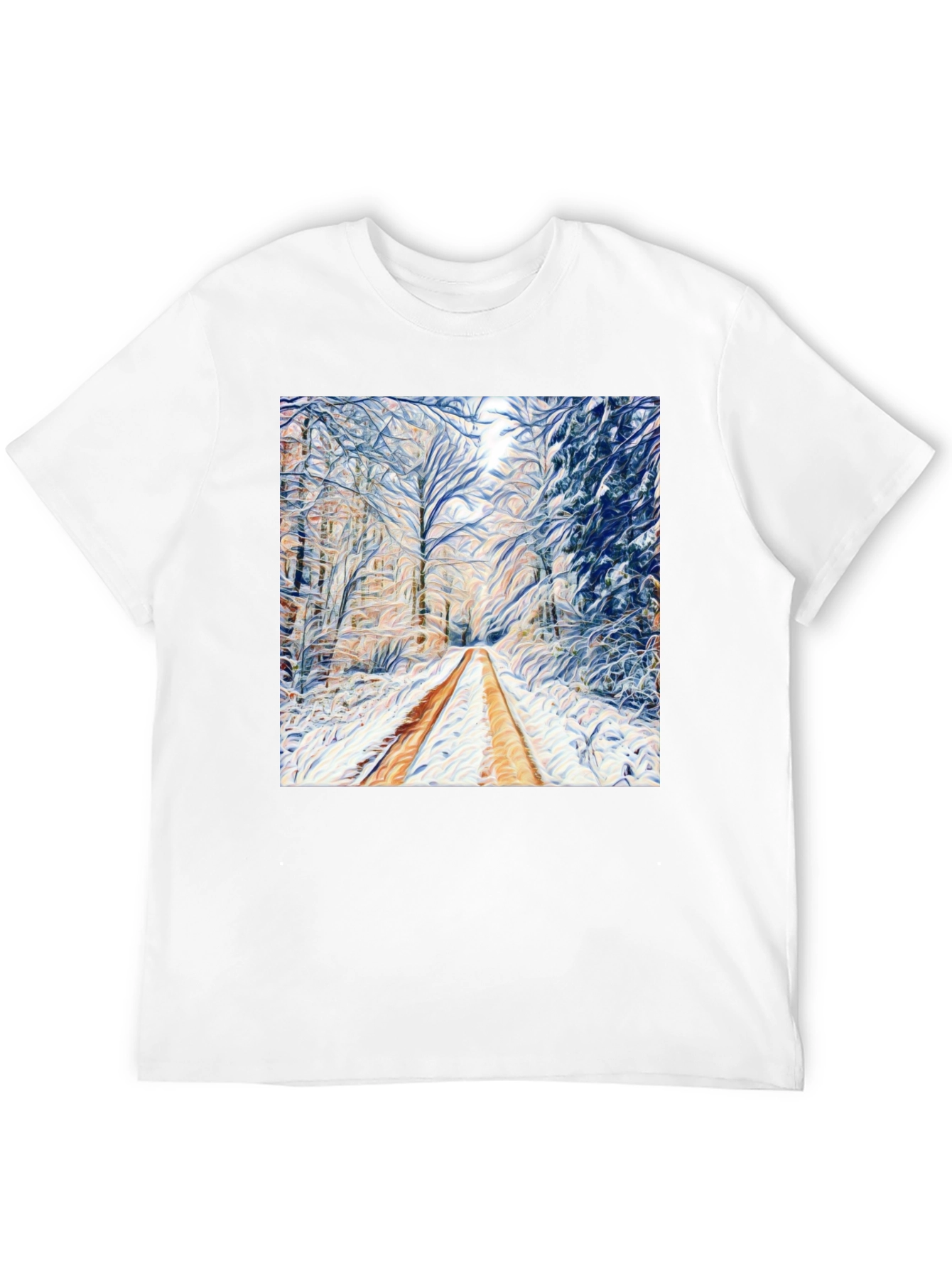 Winter Forest Art T-Shirt
