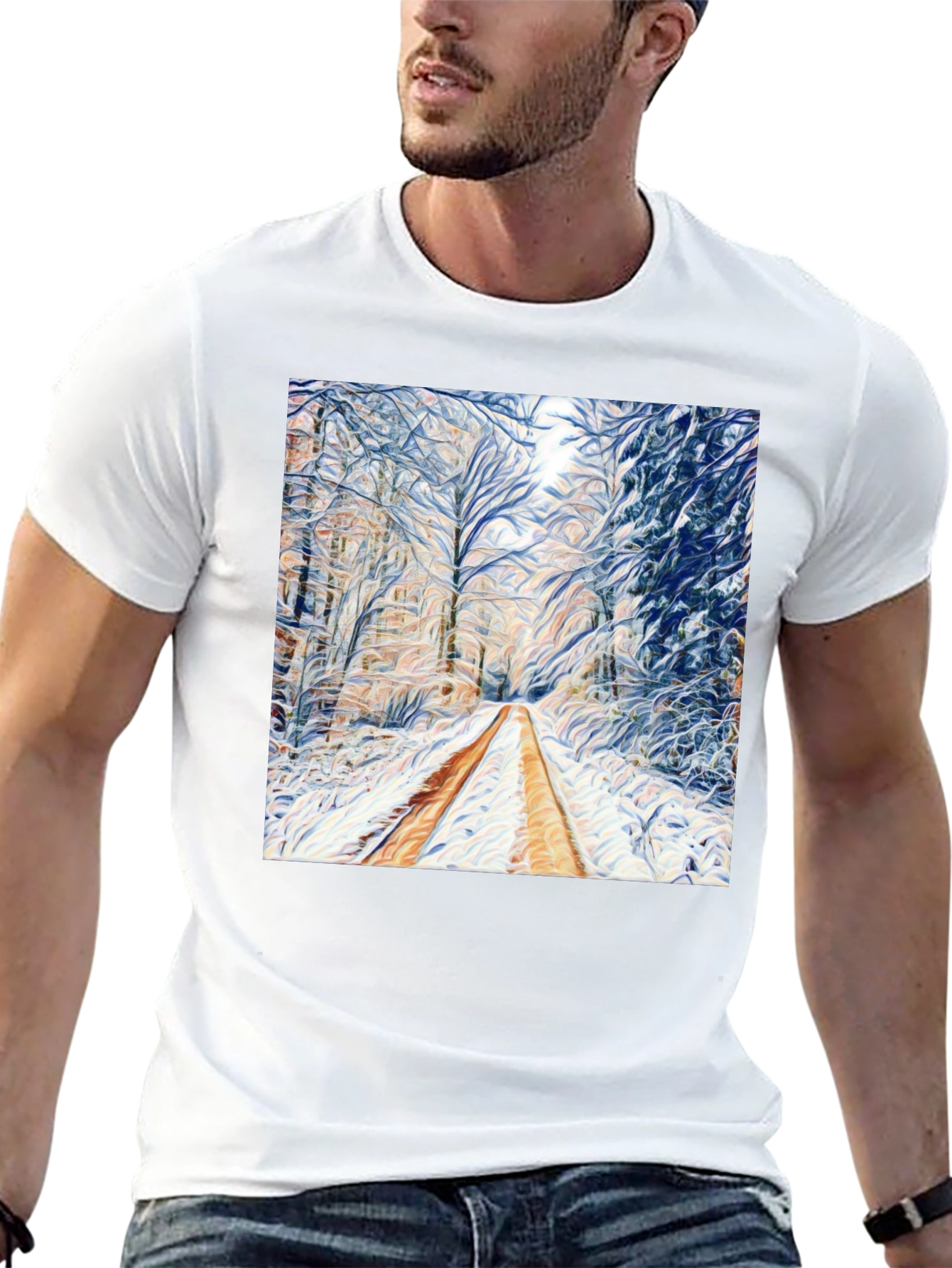 Winter Forest Art T-Shirt