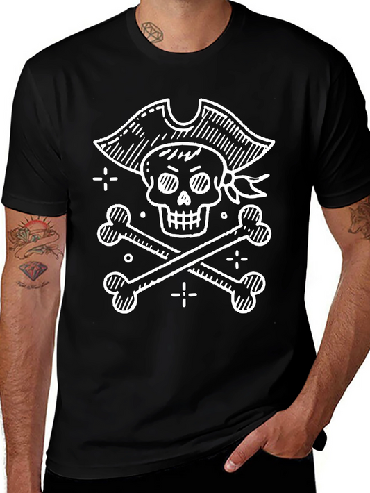 Pirate Skull & Crossbones Graphic Tee