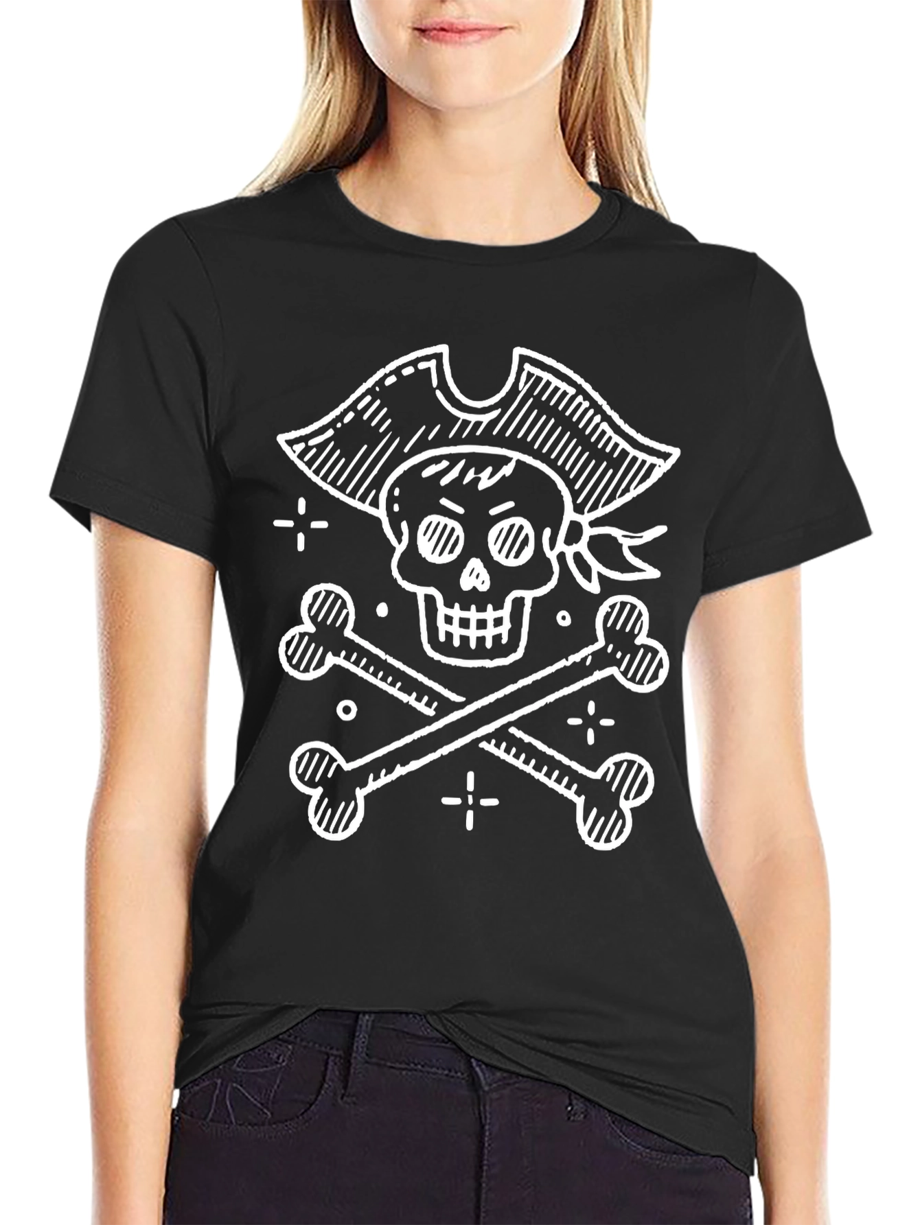 Pirate Skull & Crossbones Graphic Tee