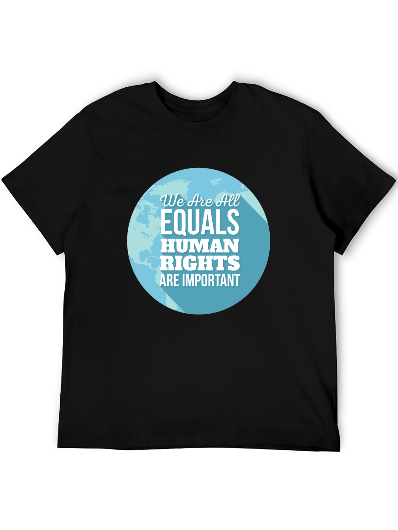 Equality Human Rights Graphic Tee - Black