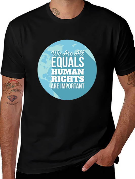 Equality Human Rights Graphic Tee - Black