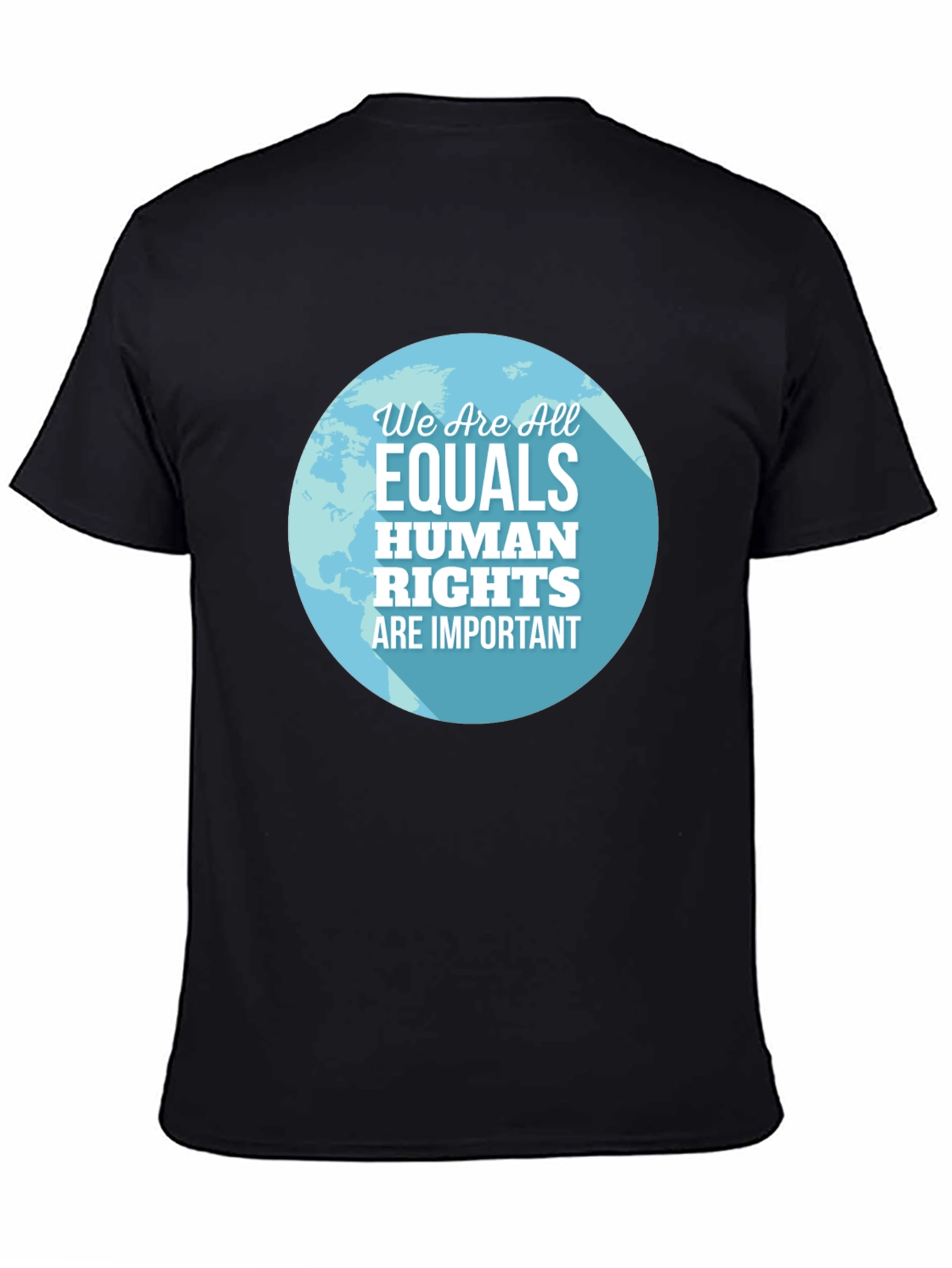 Equality Human Rights Graphic Tee - Black