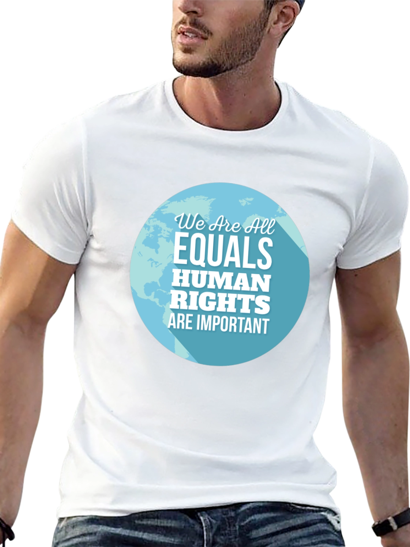 Equality Human Rights Graphic Tee - Black