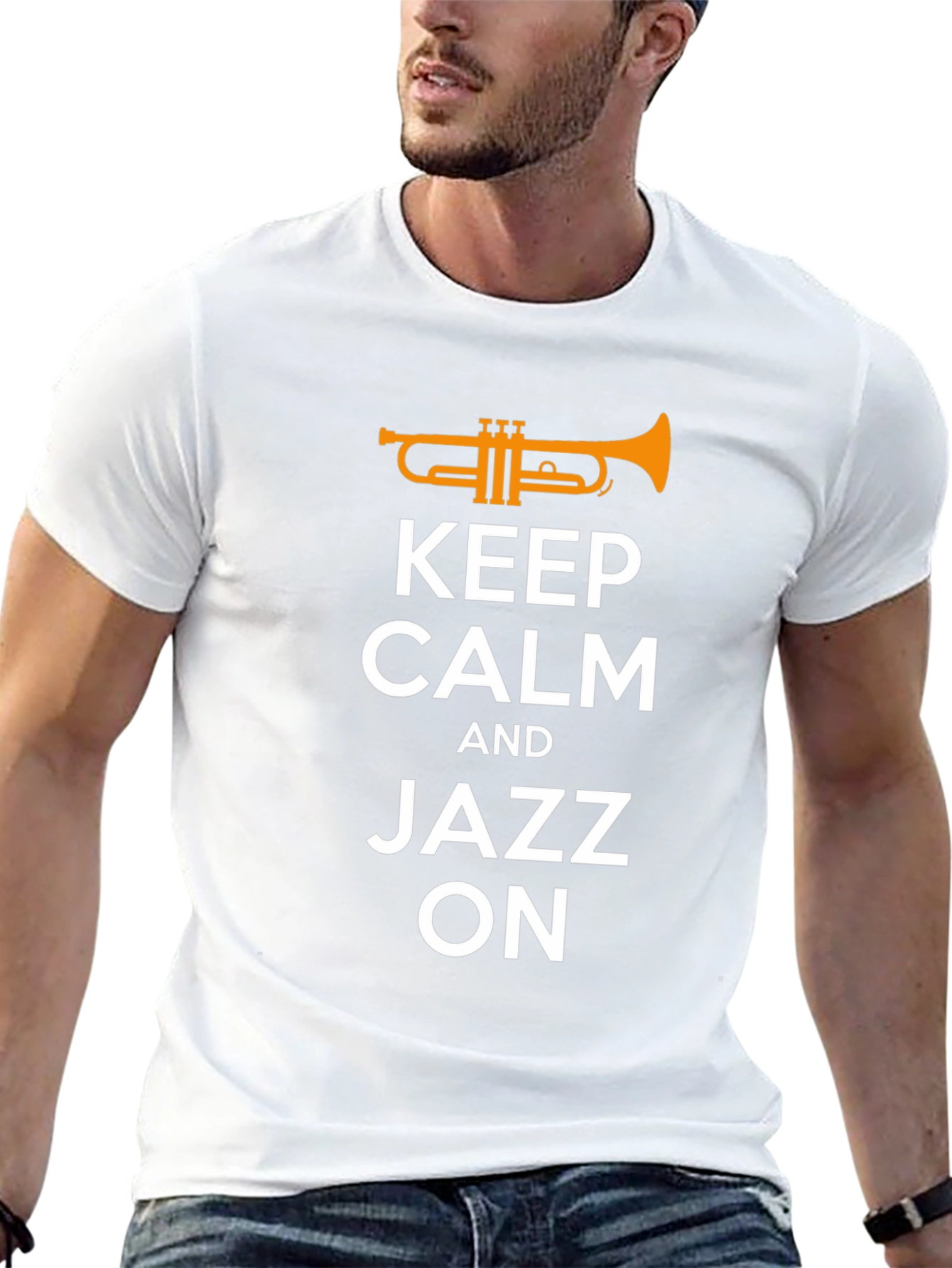 Keep Calm Jazz On T-Shirt