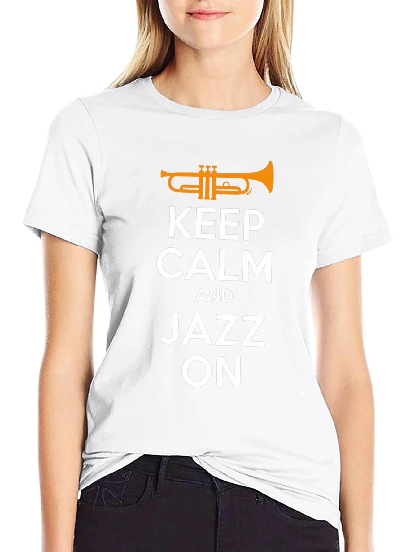 Keep Calm Jazz On T-Shirt