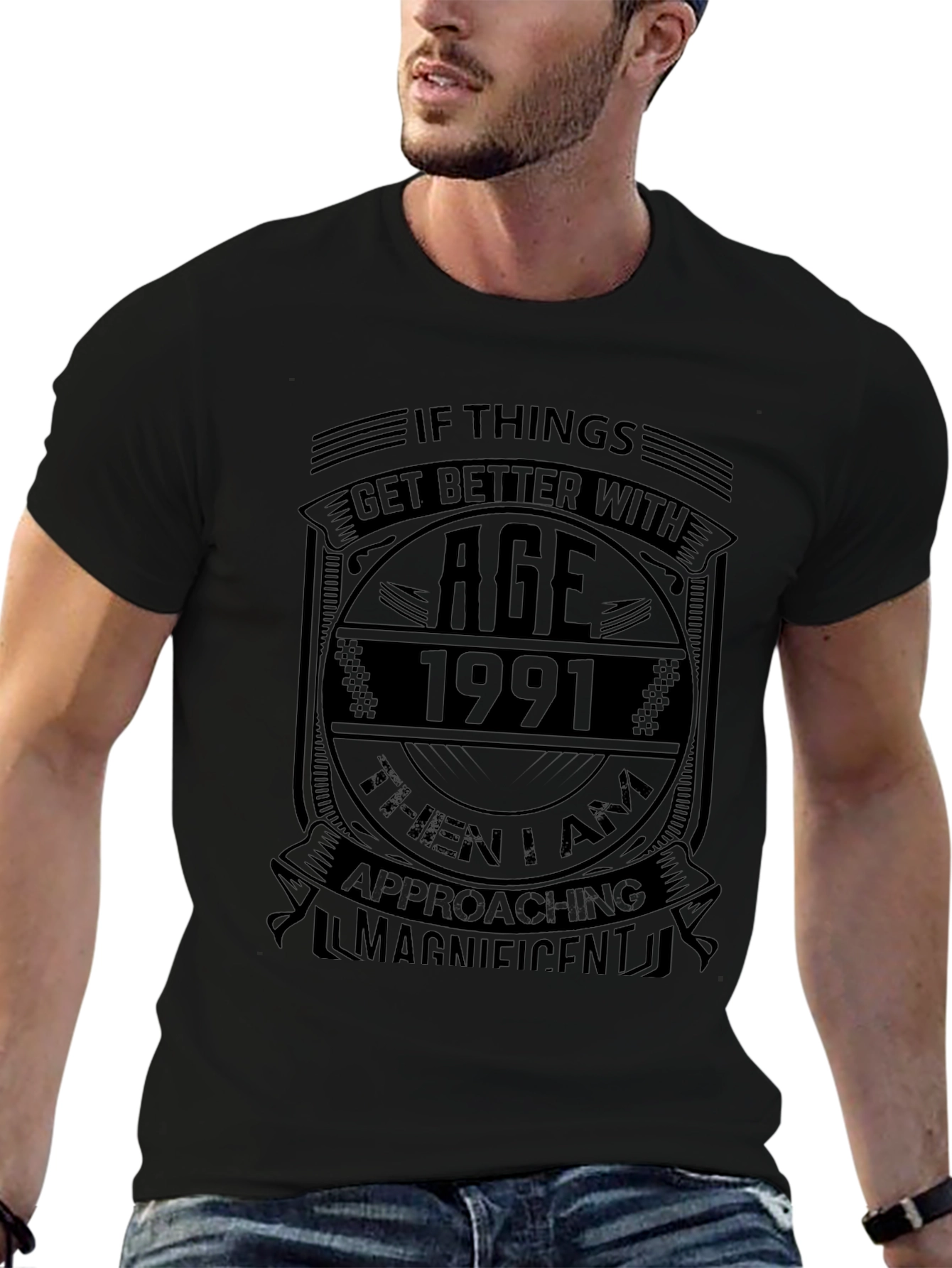 Age 1991 Magnificent Black T-Shirt