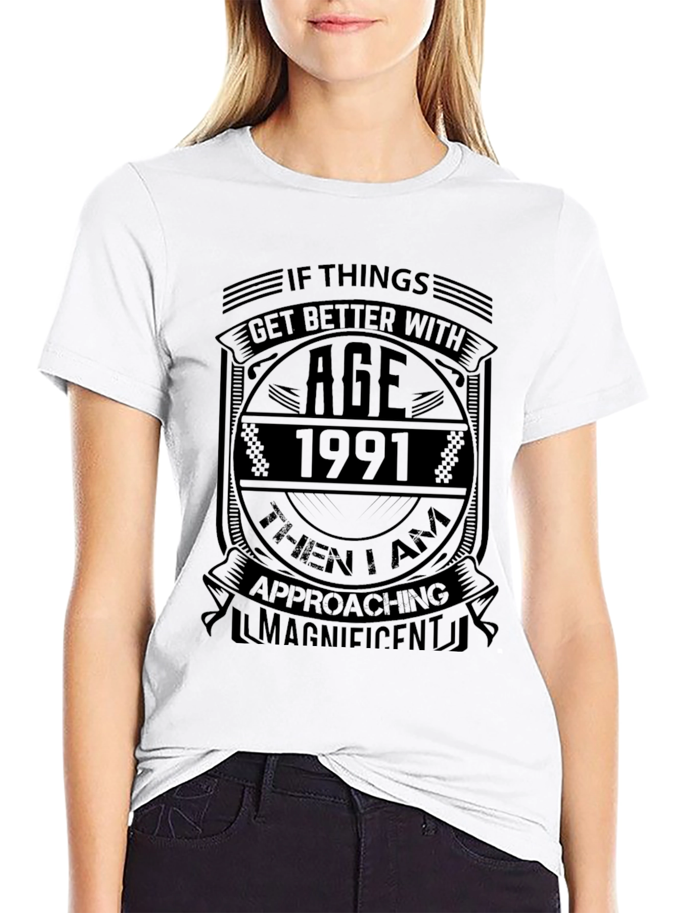 Age 1991 Magnificent Black T-Shirt