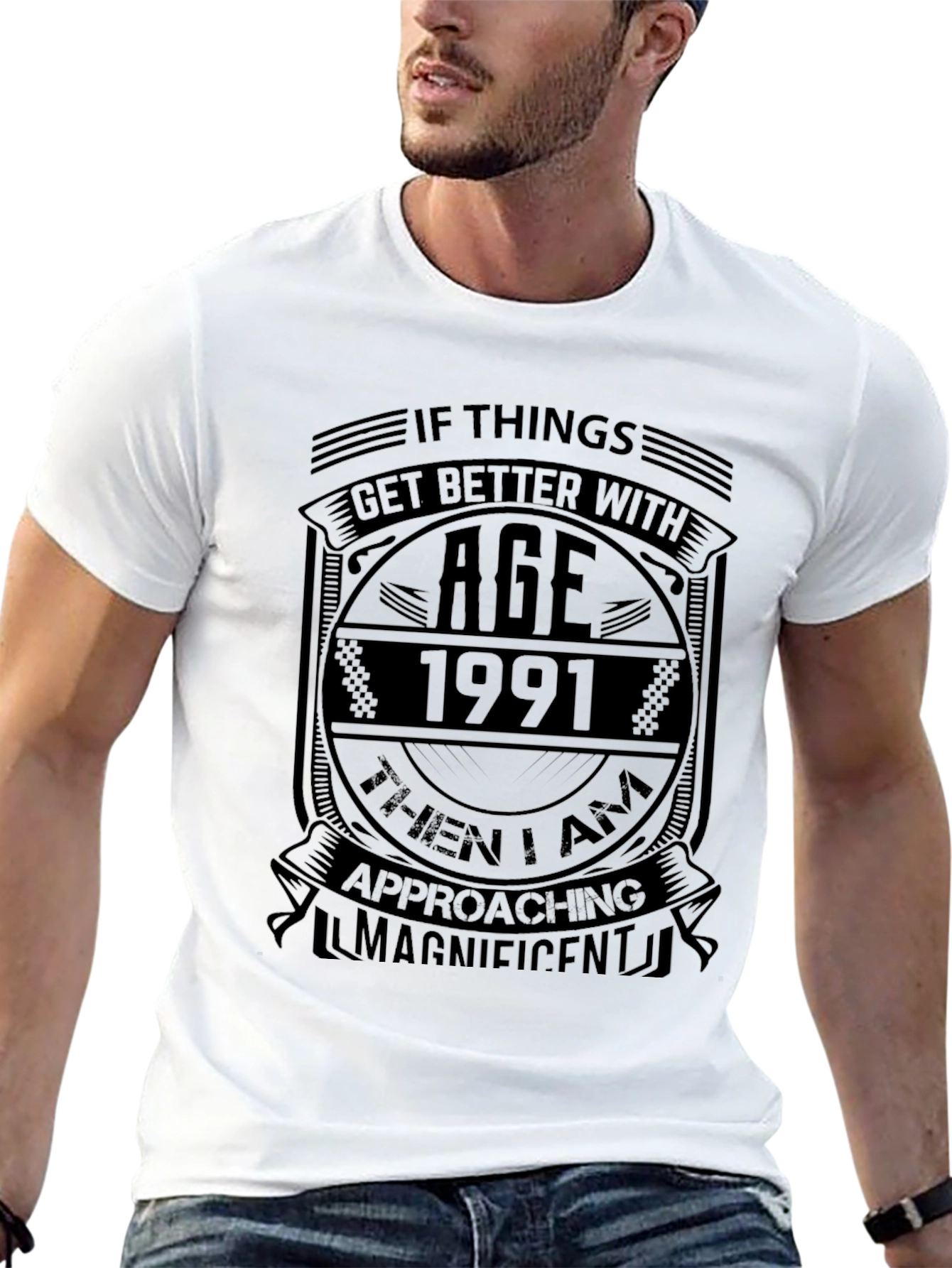 Age 1991 Magnificent Black T-Shirt