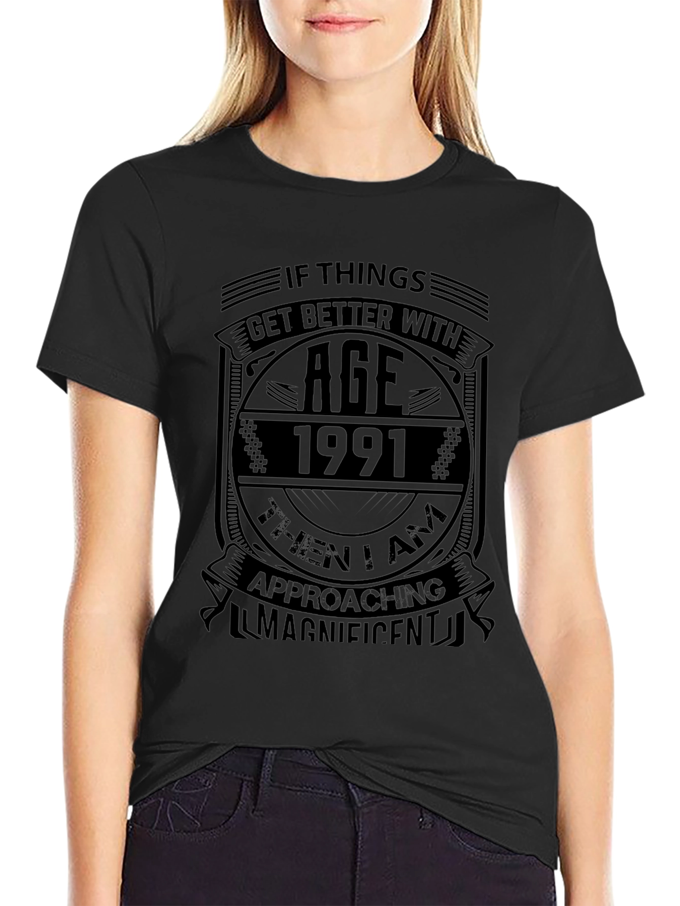 Age 1991 Magnificent Black T-Shirt
