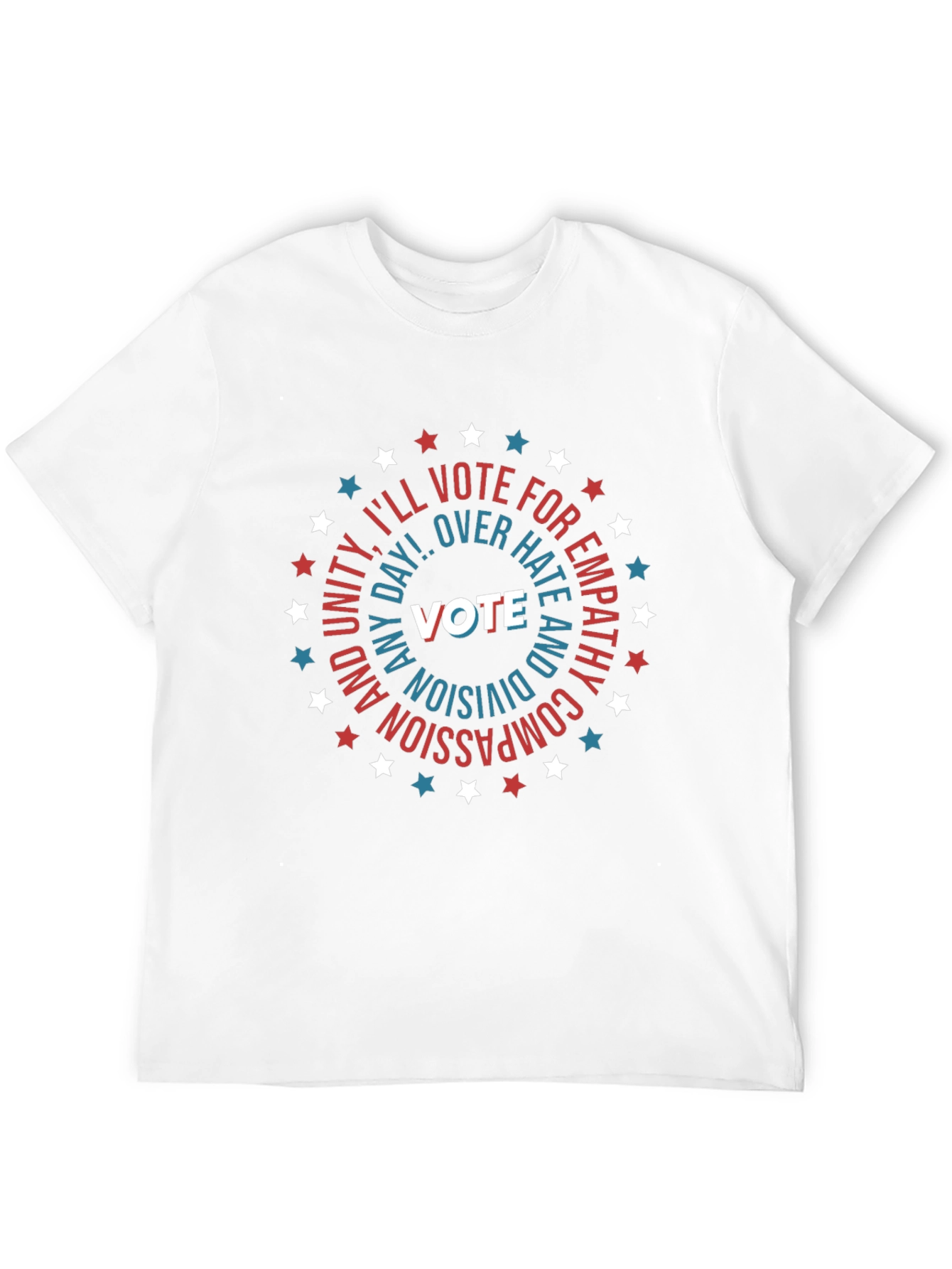 Vote Empathy Compassion Black T-Shirt