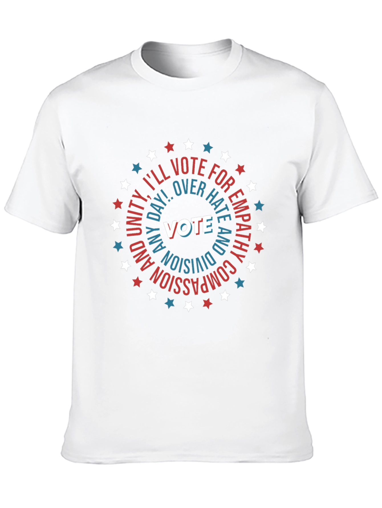 Vote Empathy Compassion Black T-Shirt