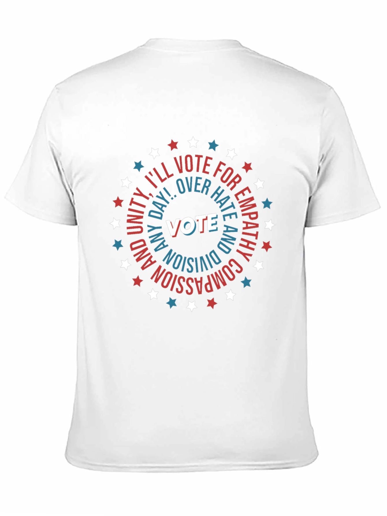 Vote Empathy Compassion Black T-Shirt