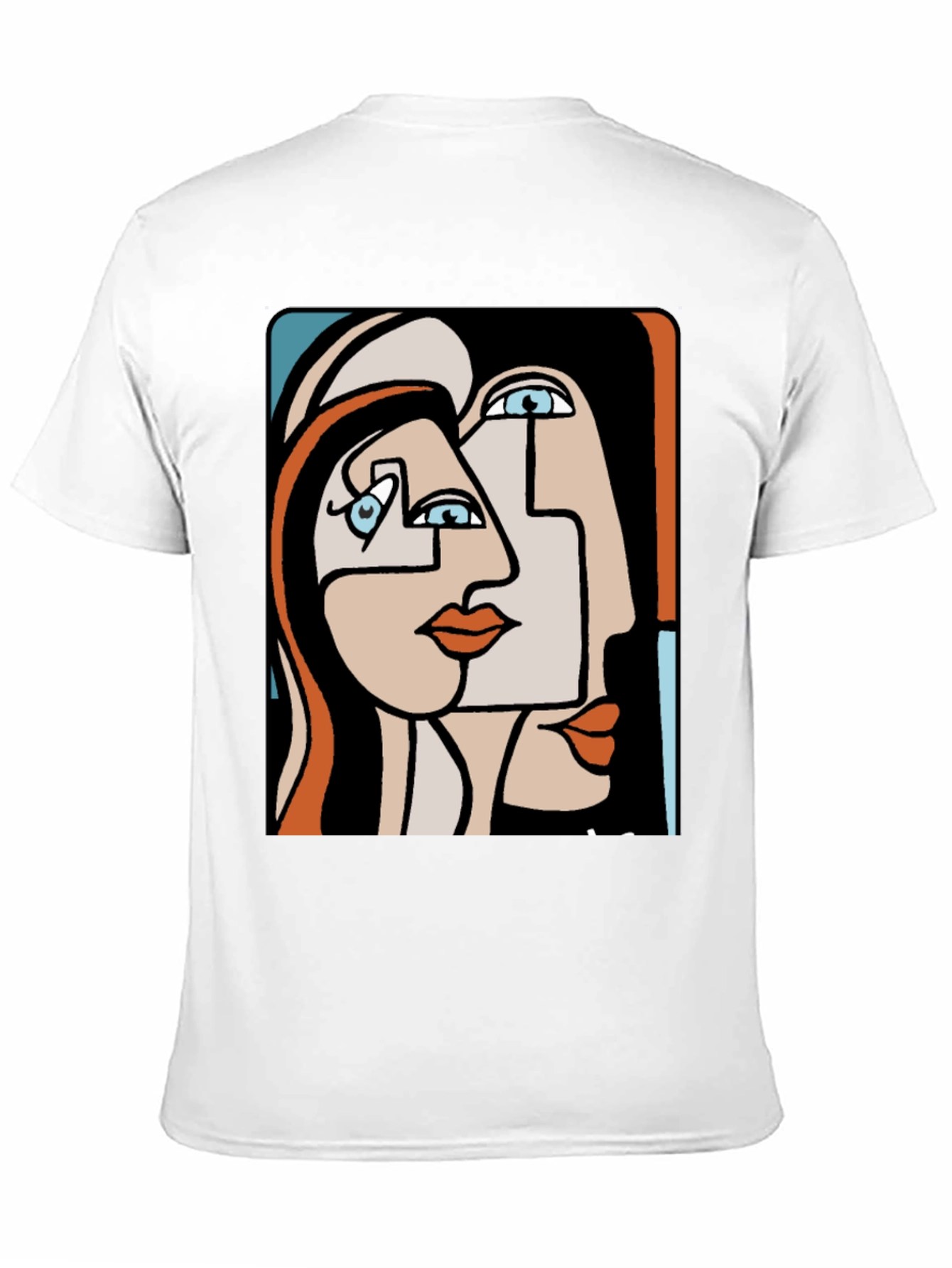 Abstract Art Graphic Tee - Black Unisex Shirt