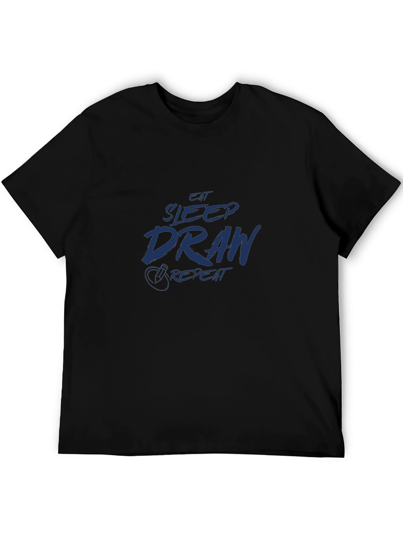 Eat Sleep Draw Repeat Graphic Tee