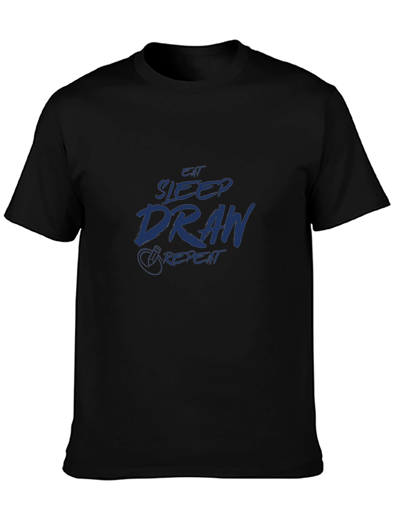 Eat Sleep Draw Repeat Graphic Tee