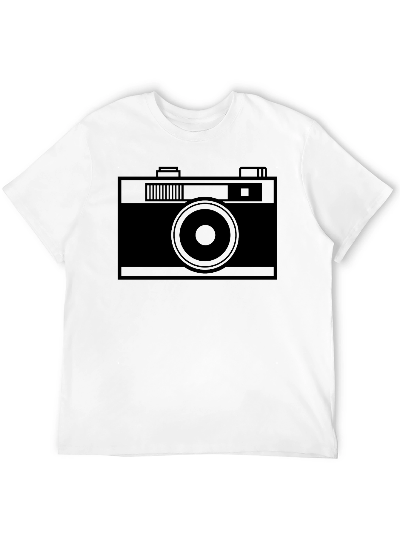 Retro Camera Graphic T-Shirt - Classic Style