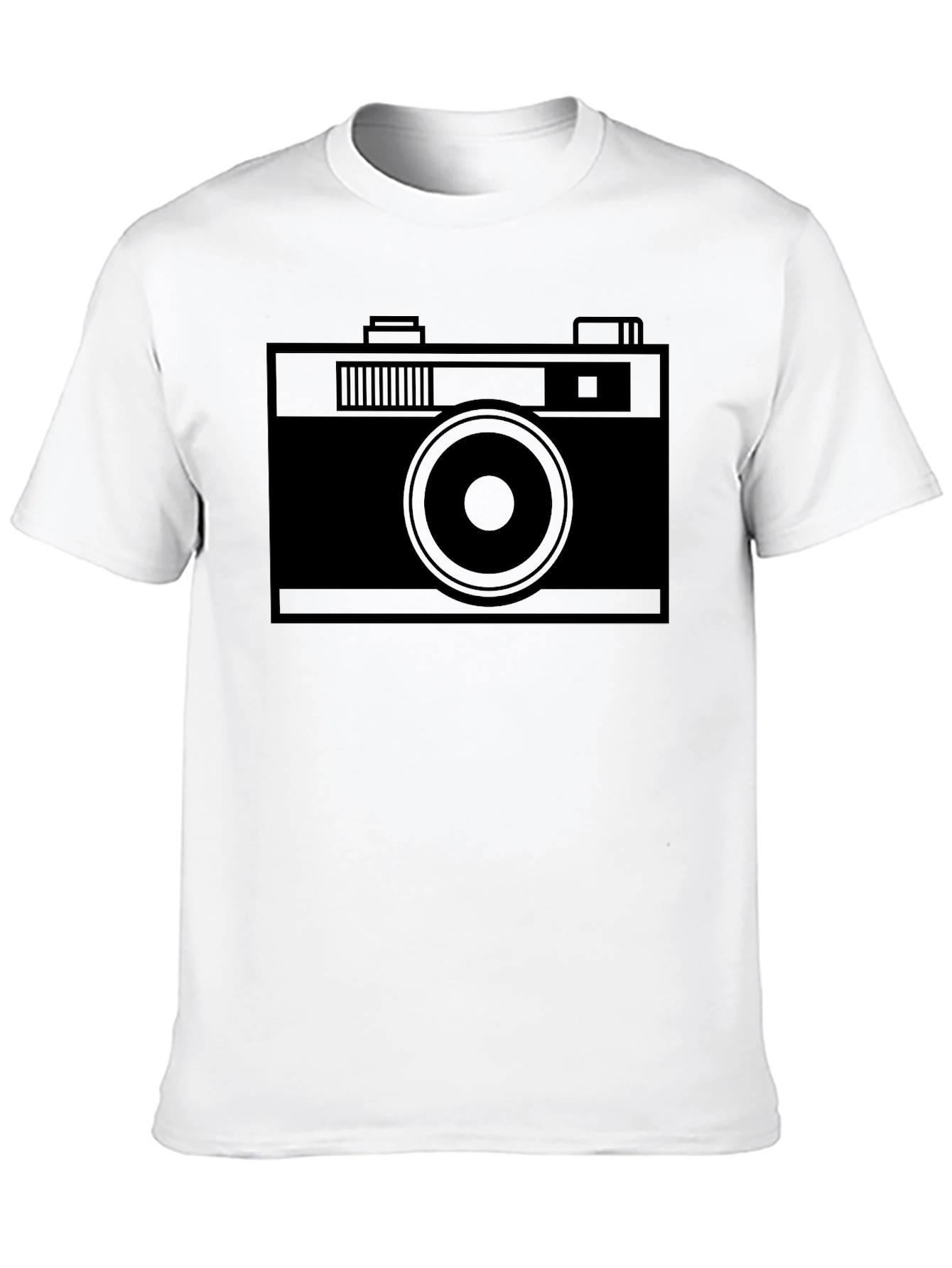 Retro Camera Graphic T-Shirt - Classic Style