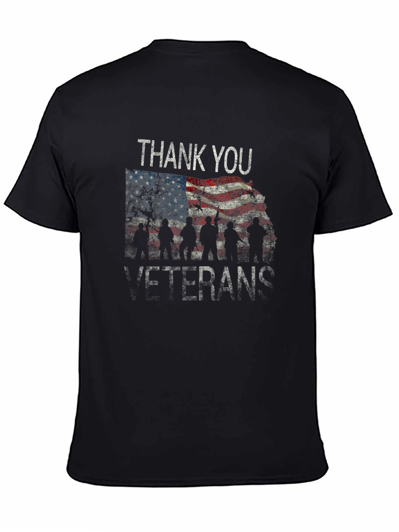 Thank You Veterans T-Shirt - Patriotic Design