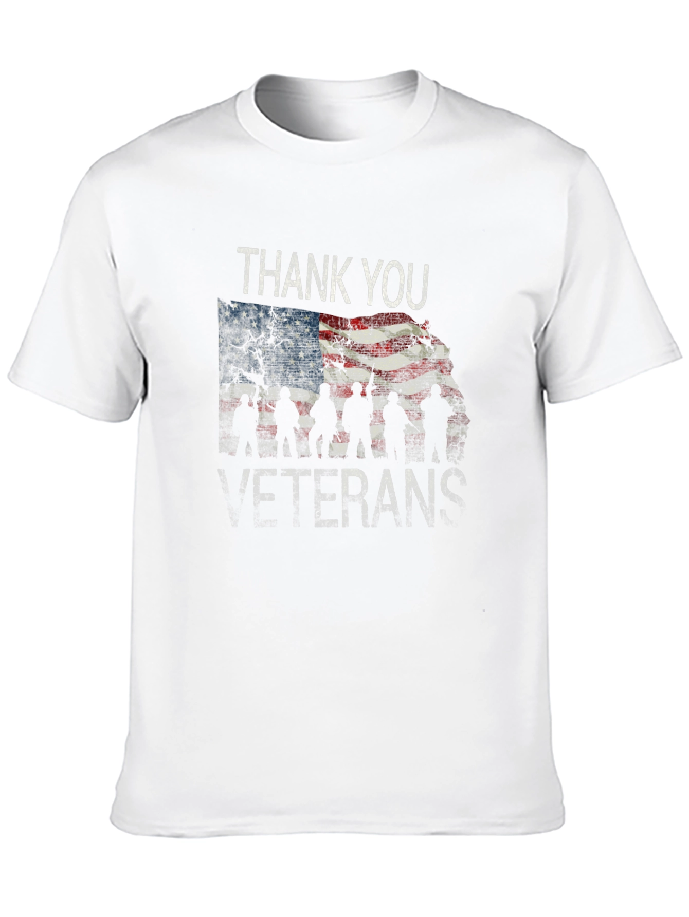 Thank You Veterans T-Shirt - Patriotic Design