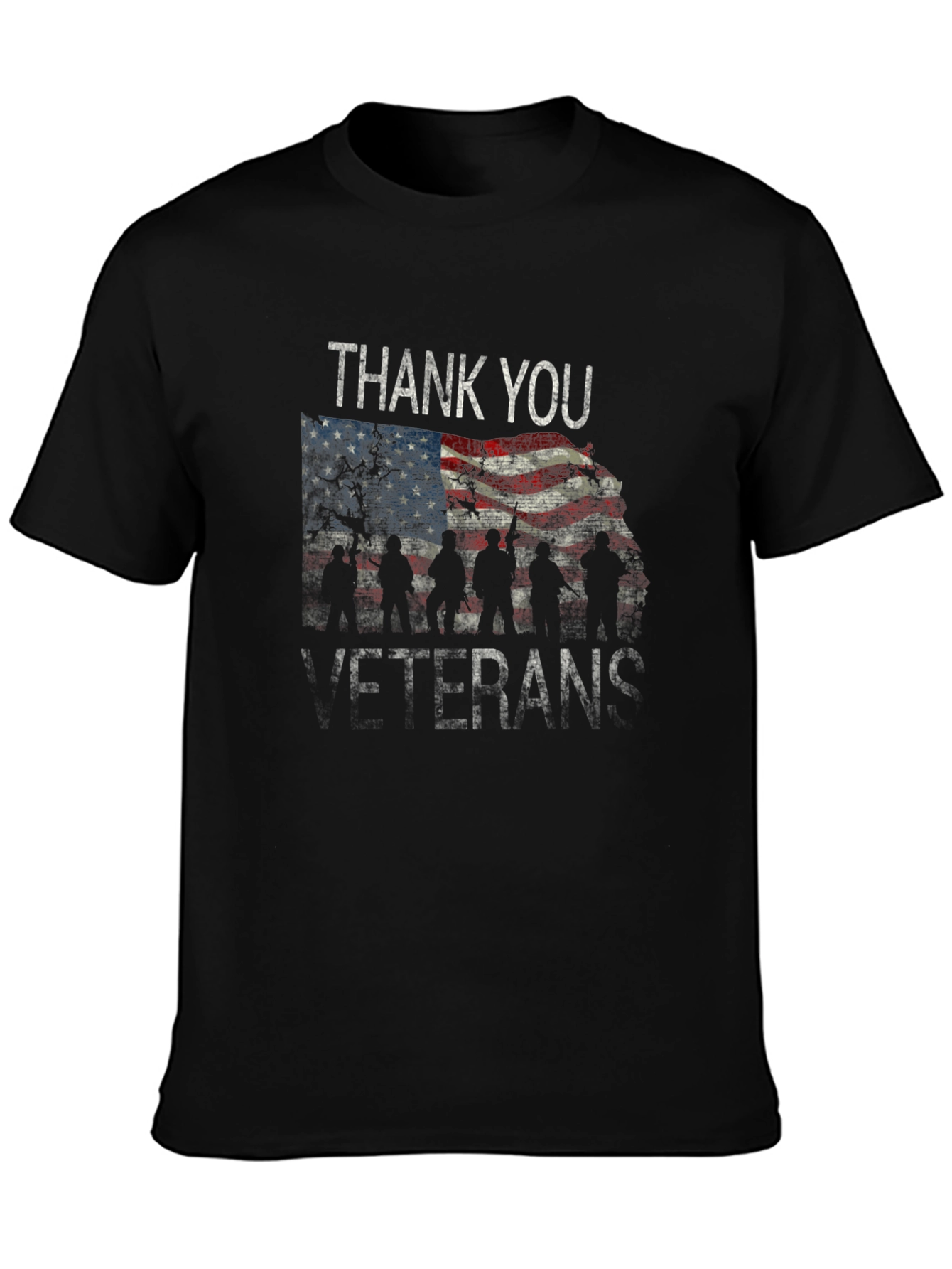 Thank You Veterans T-Shirt - Patriotic Design