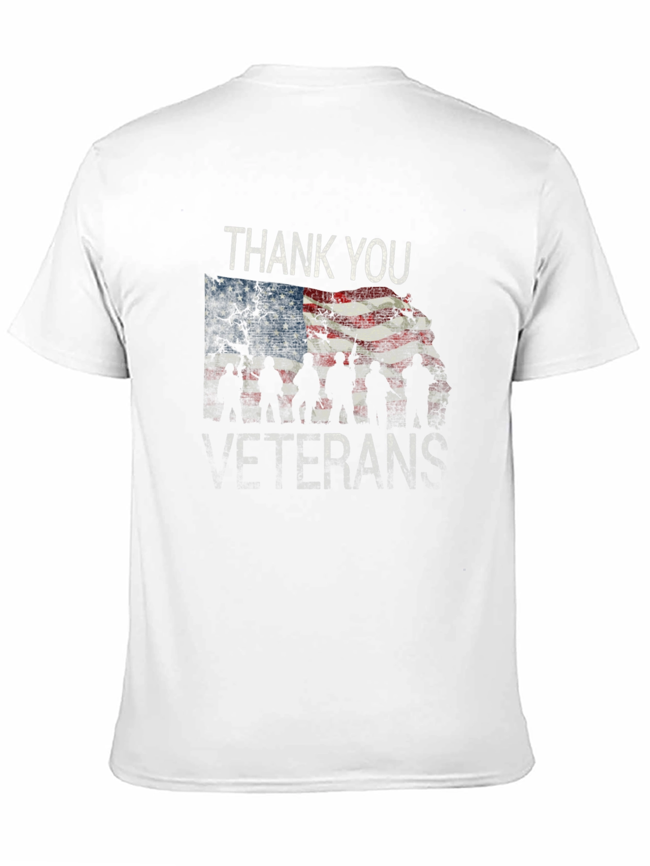 Thank You Veterans T-Shirt - Patriotic Design