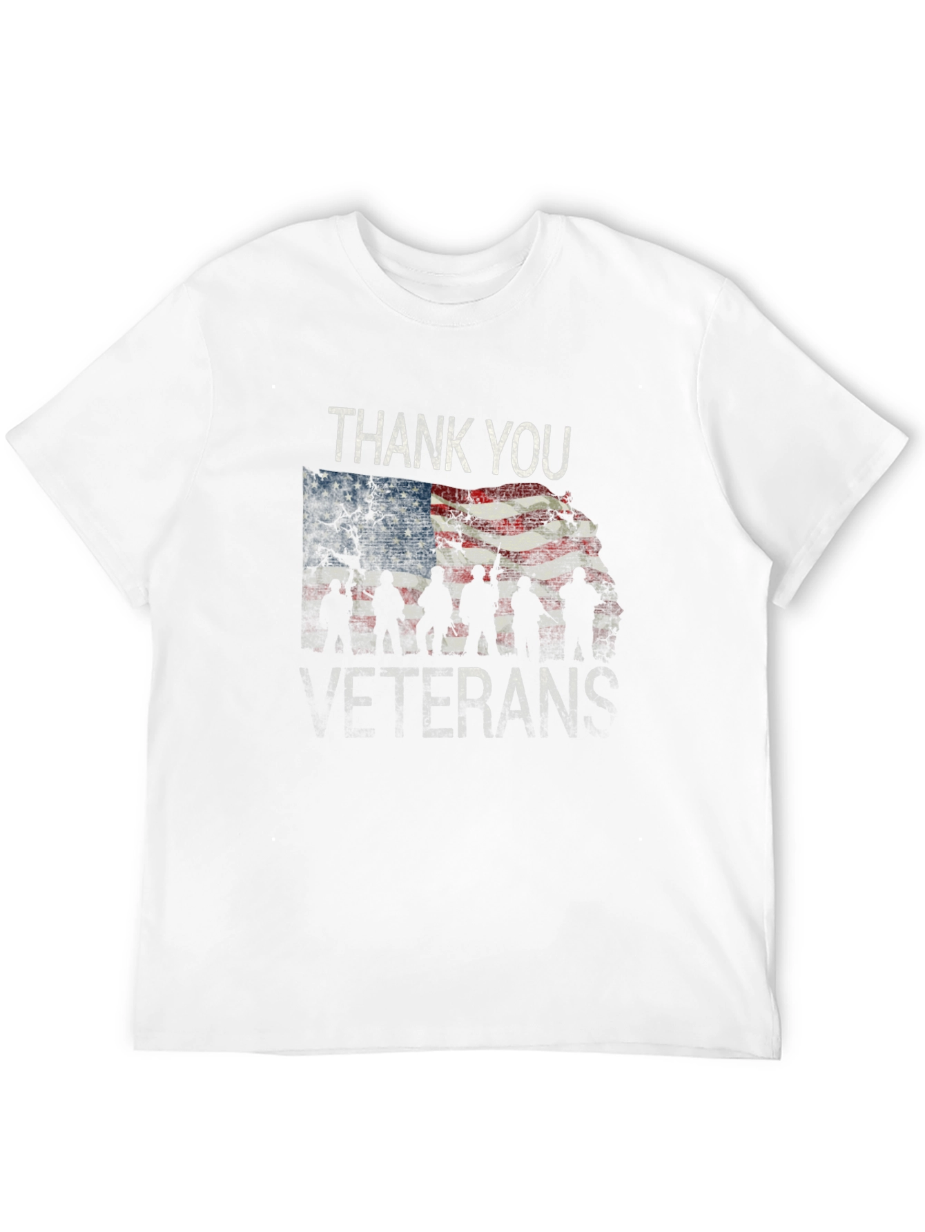Thank You Veterans T-Shirt - Patriotic Design