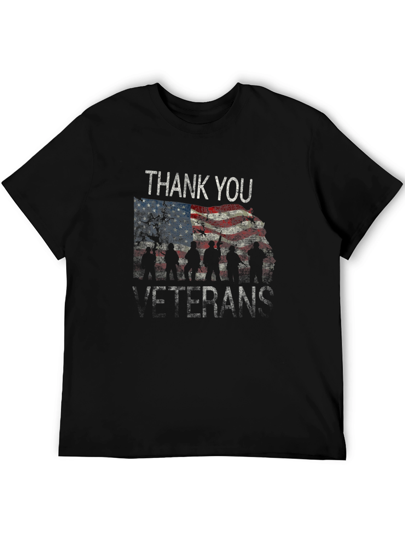 Thank You Veterans T-Shirt - Patriotic Design
