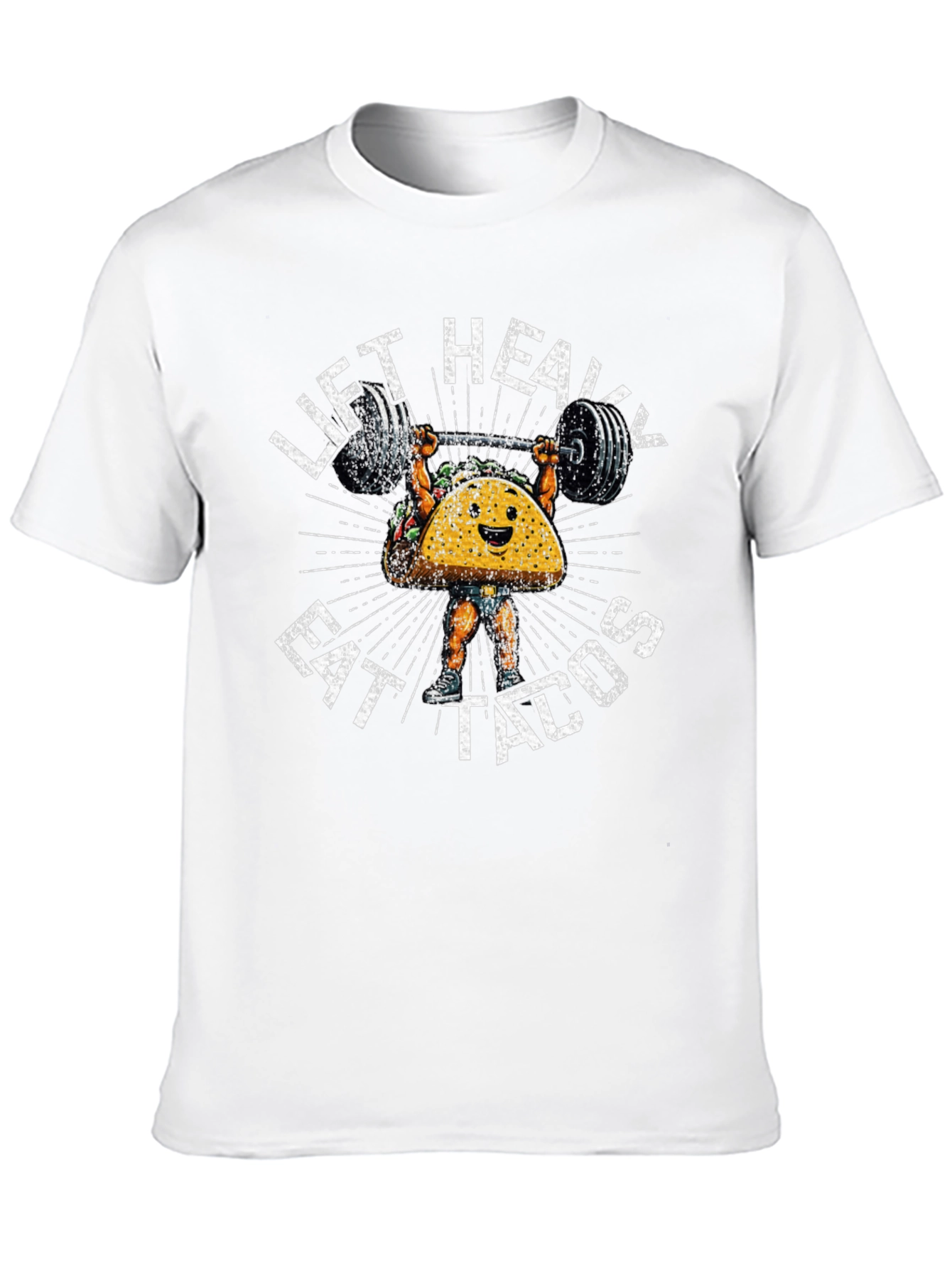 Lift Heavy Eat Tacos Graphic T-Shirt