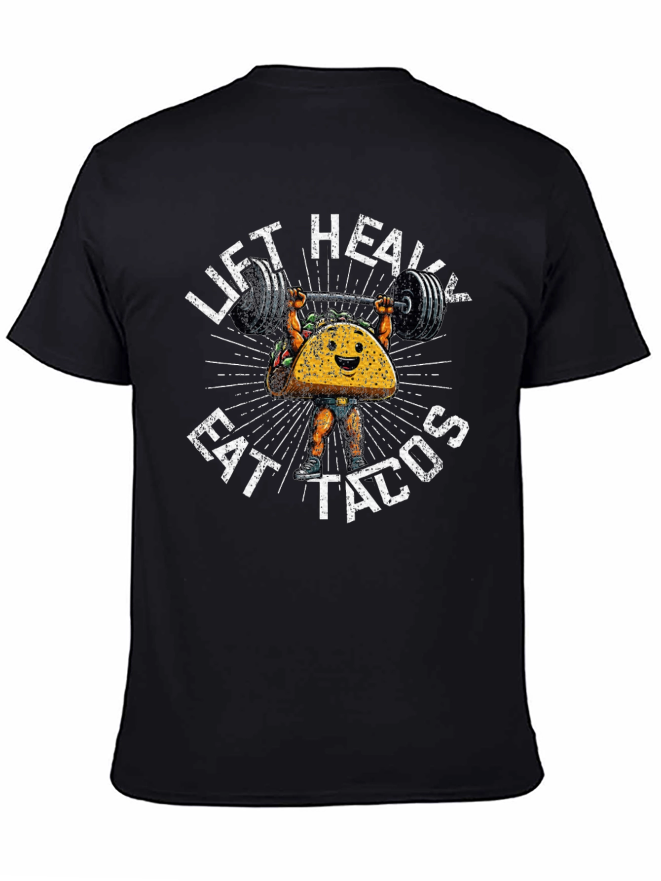 Lift Heavy Eat Tacos Graphic T-Shirt