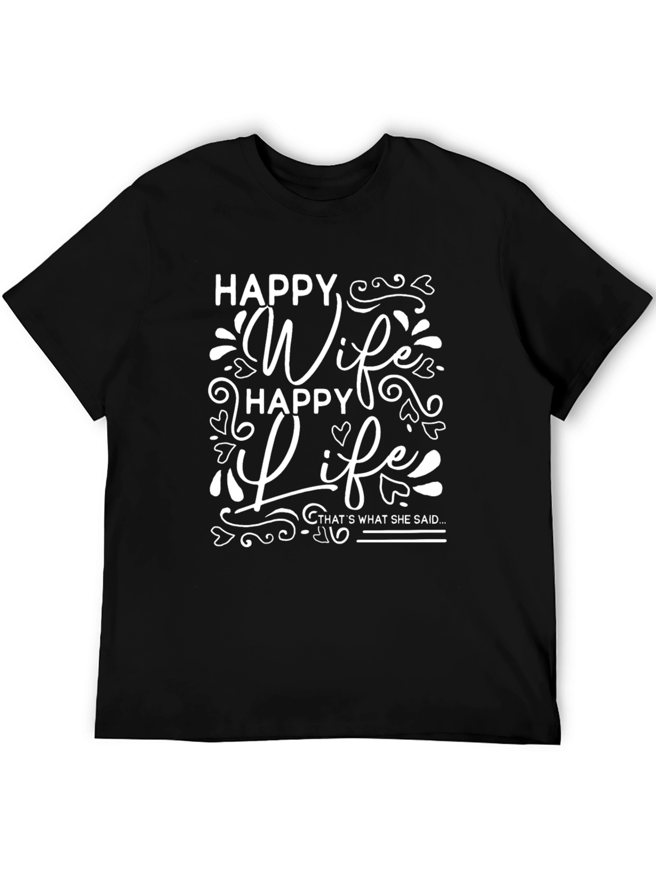 Happy Wife Happy Life Graphic Tee