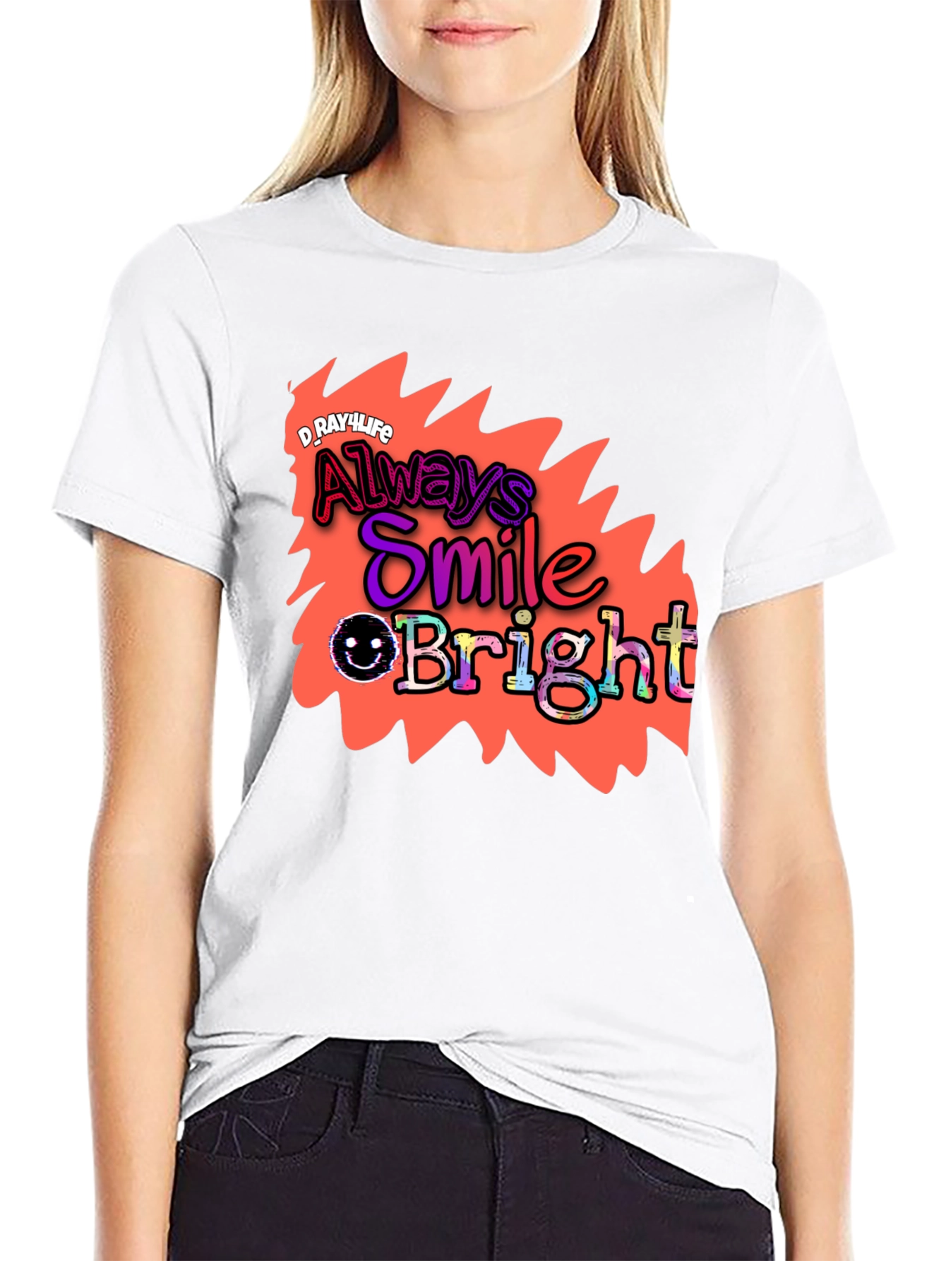 Always Smile Bright Graphic Tee