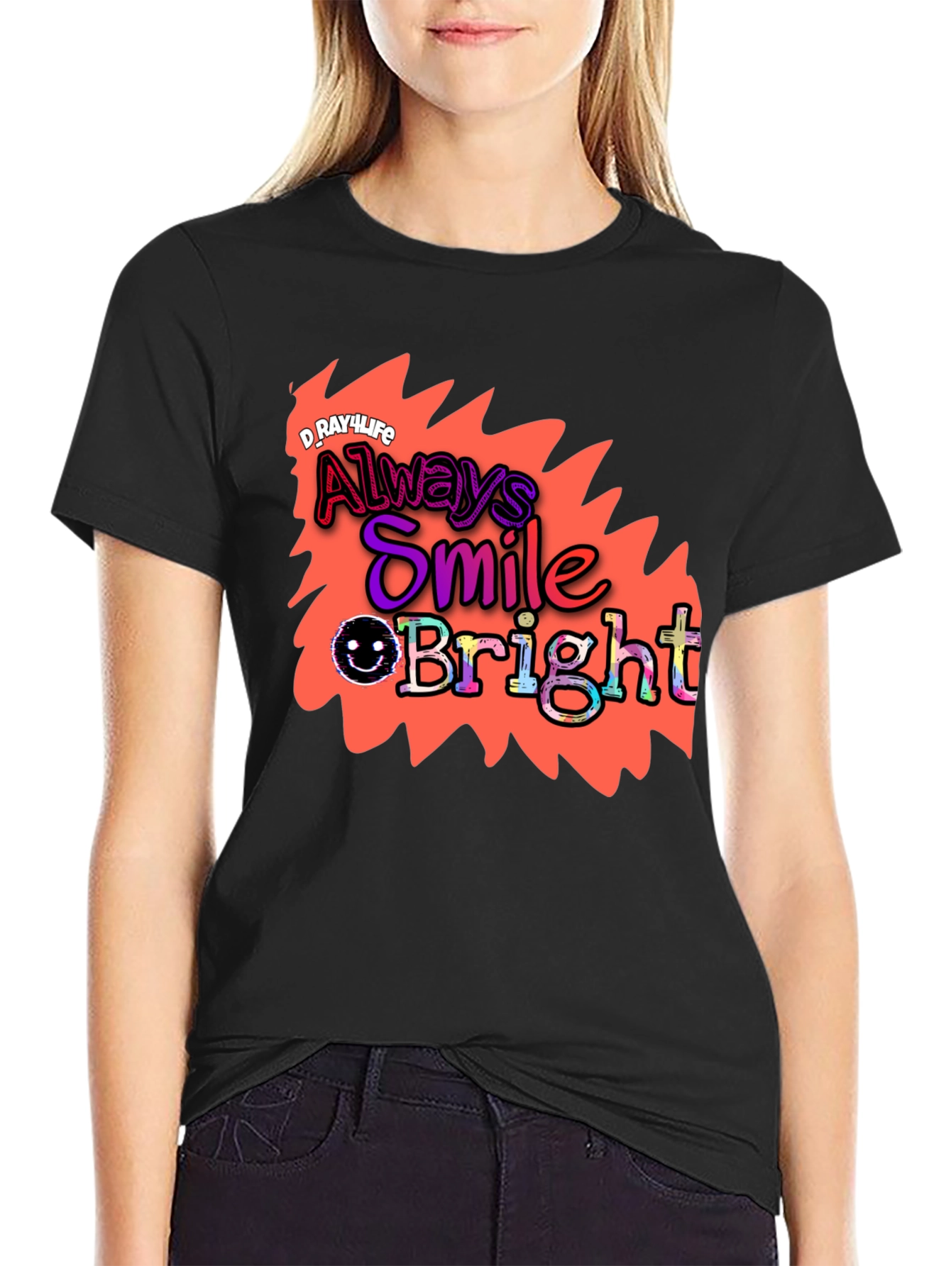 Always Smile Bright Graphic Tee