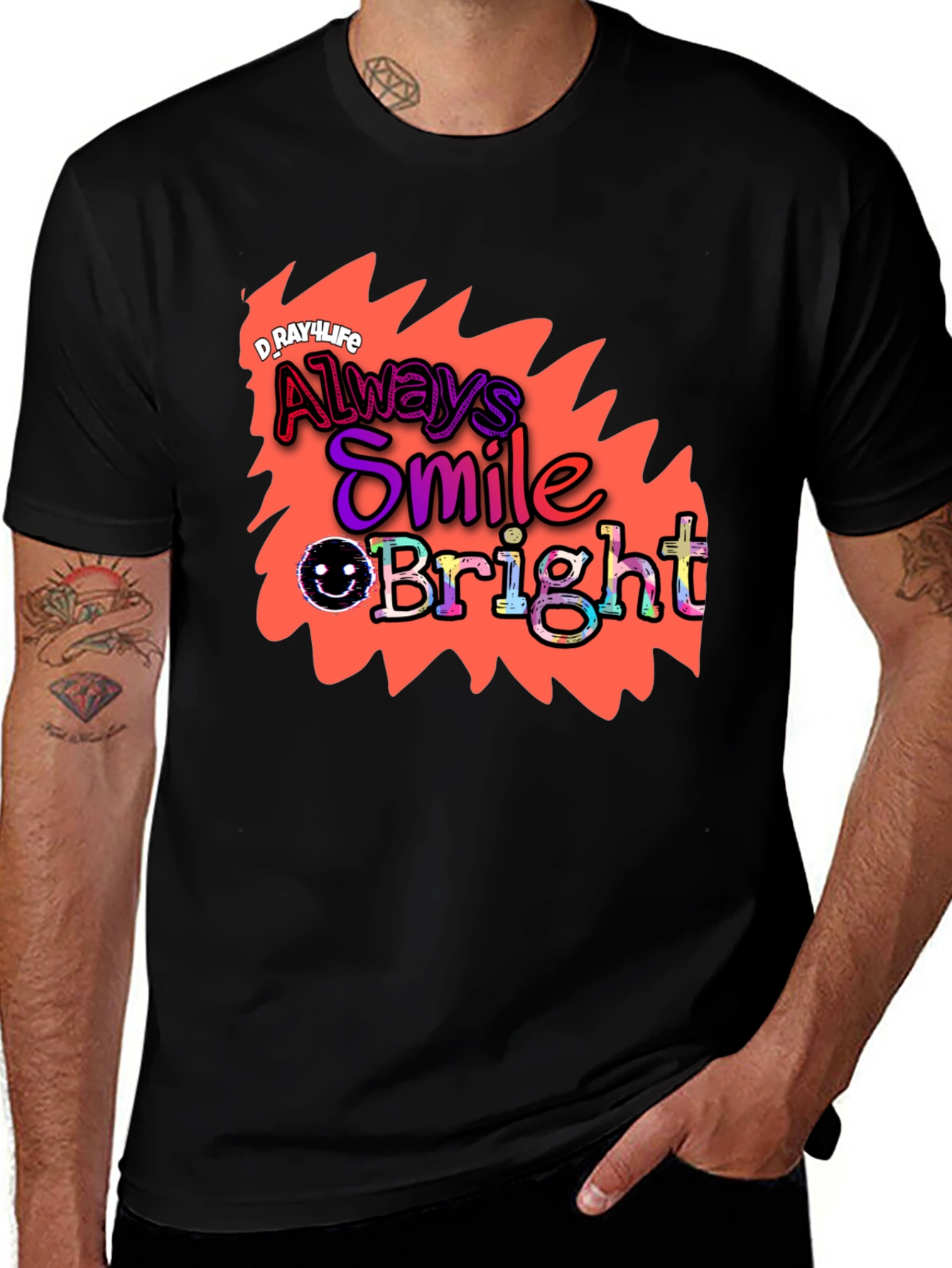 Always Smile Bright Graphic Tee