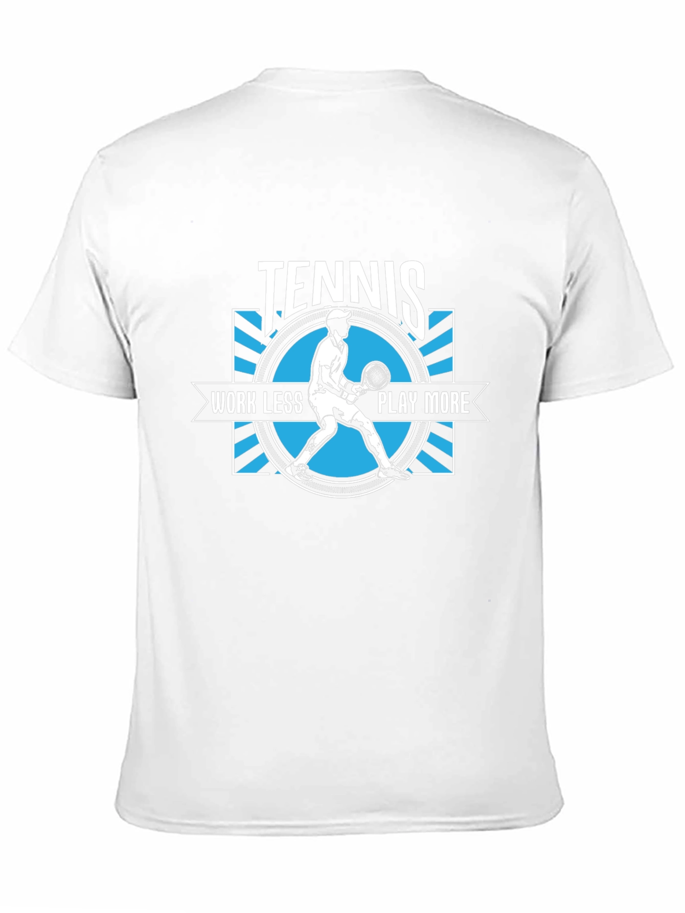 Tennis Work Less Play More Graphic T-Shirt