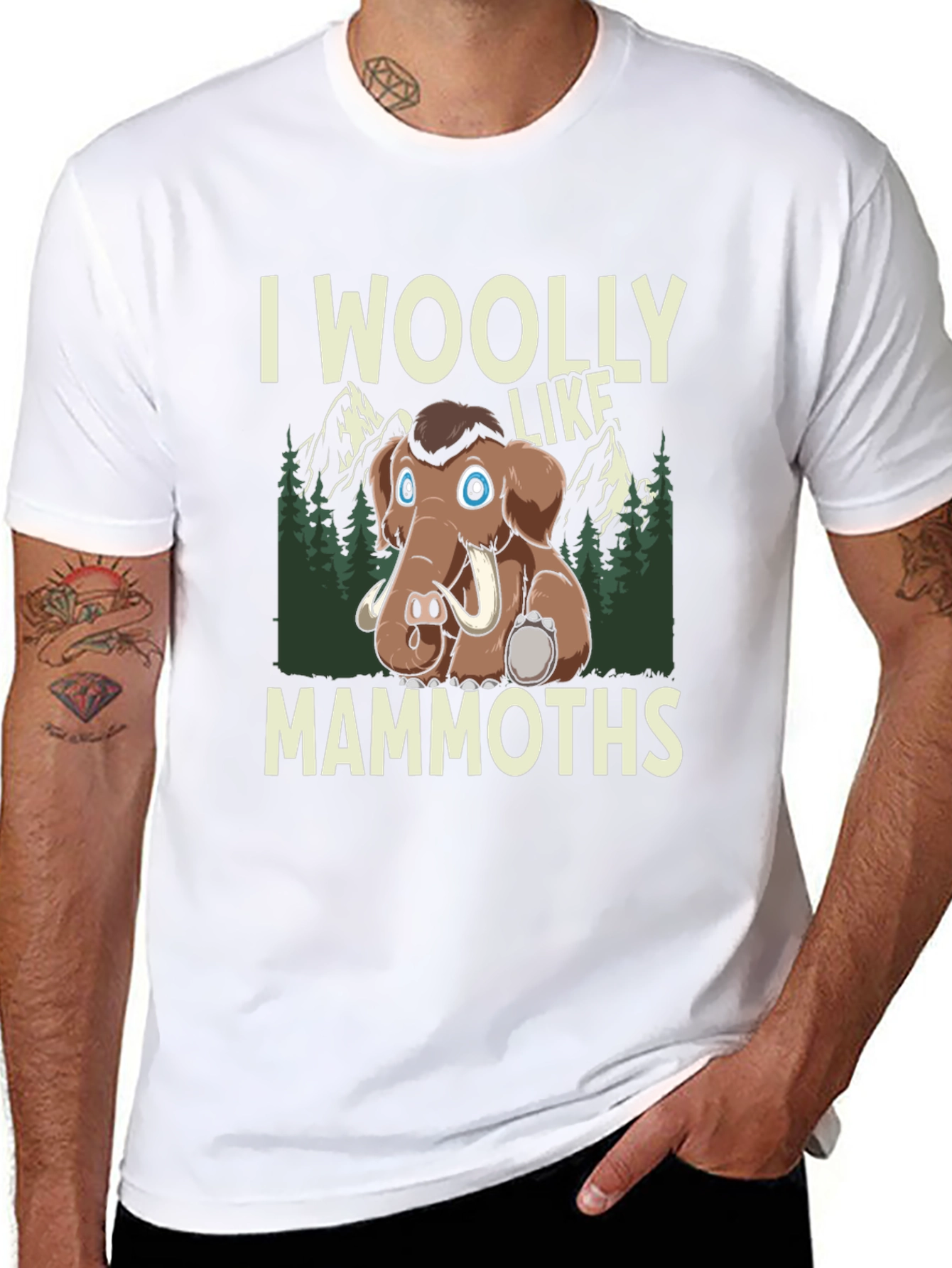 I Woolly Like Mammoths Graphic Tee