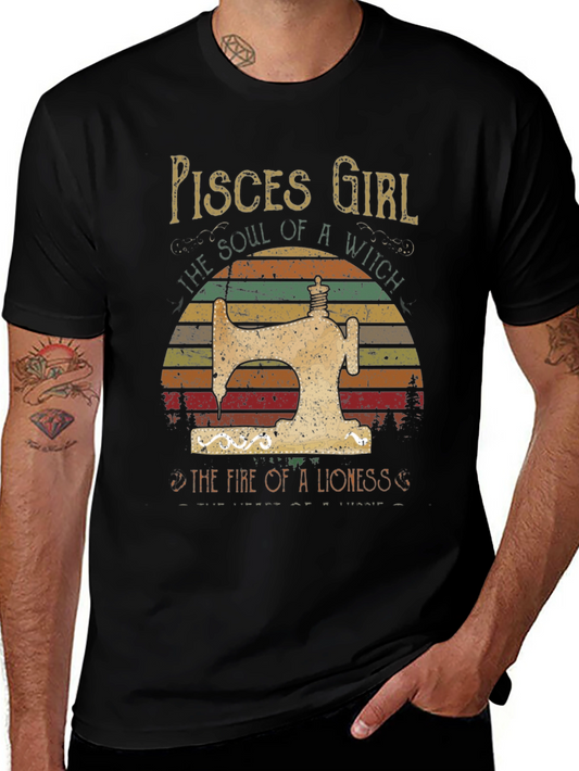Pisces Girl Vintage Style T-Shirt