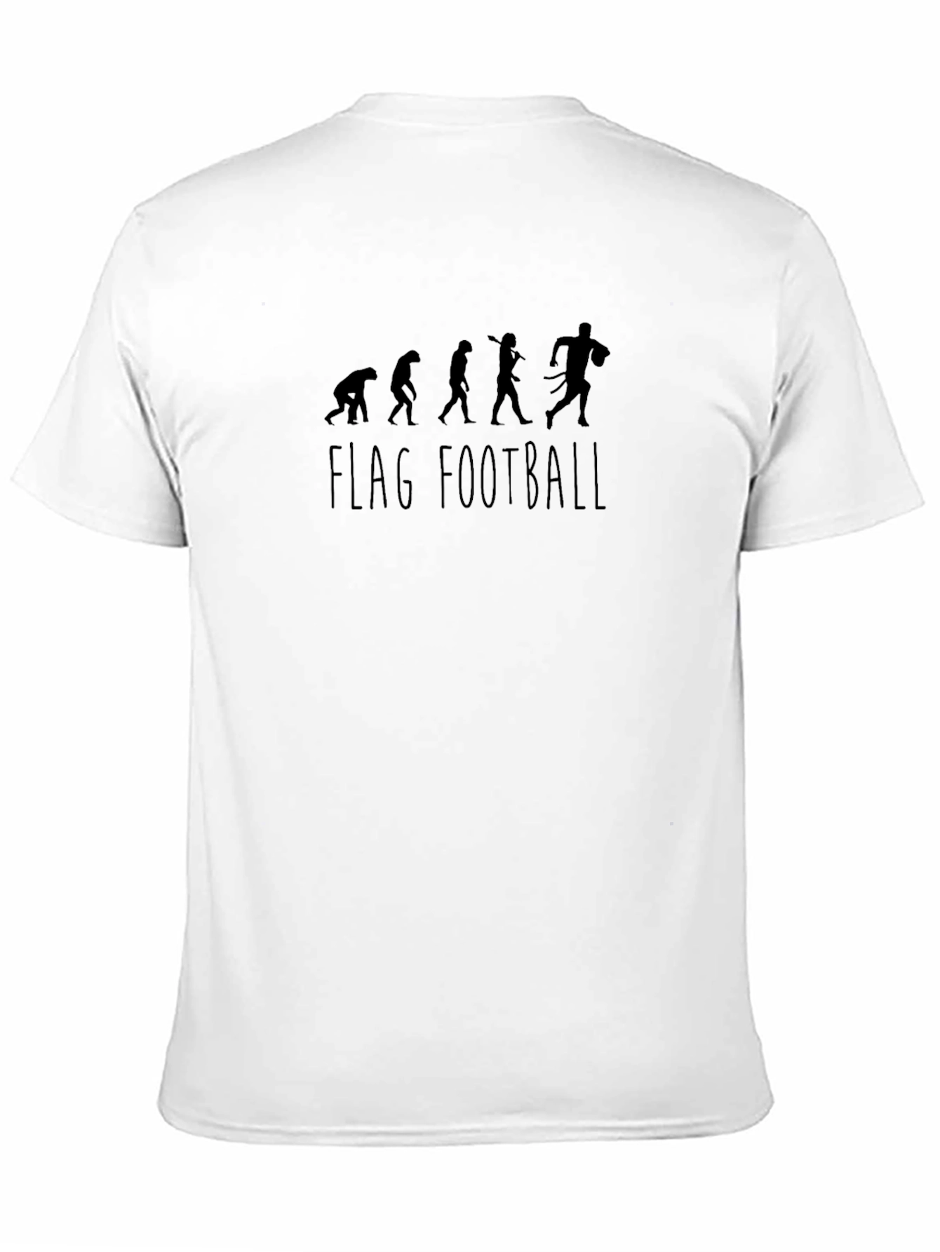 Flag Football Evolution Graphic T-Shirt