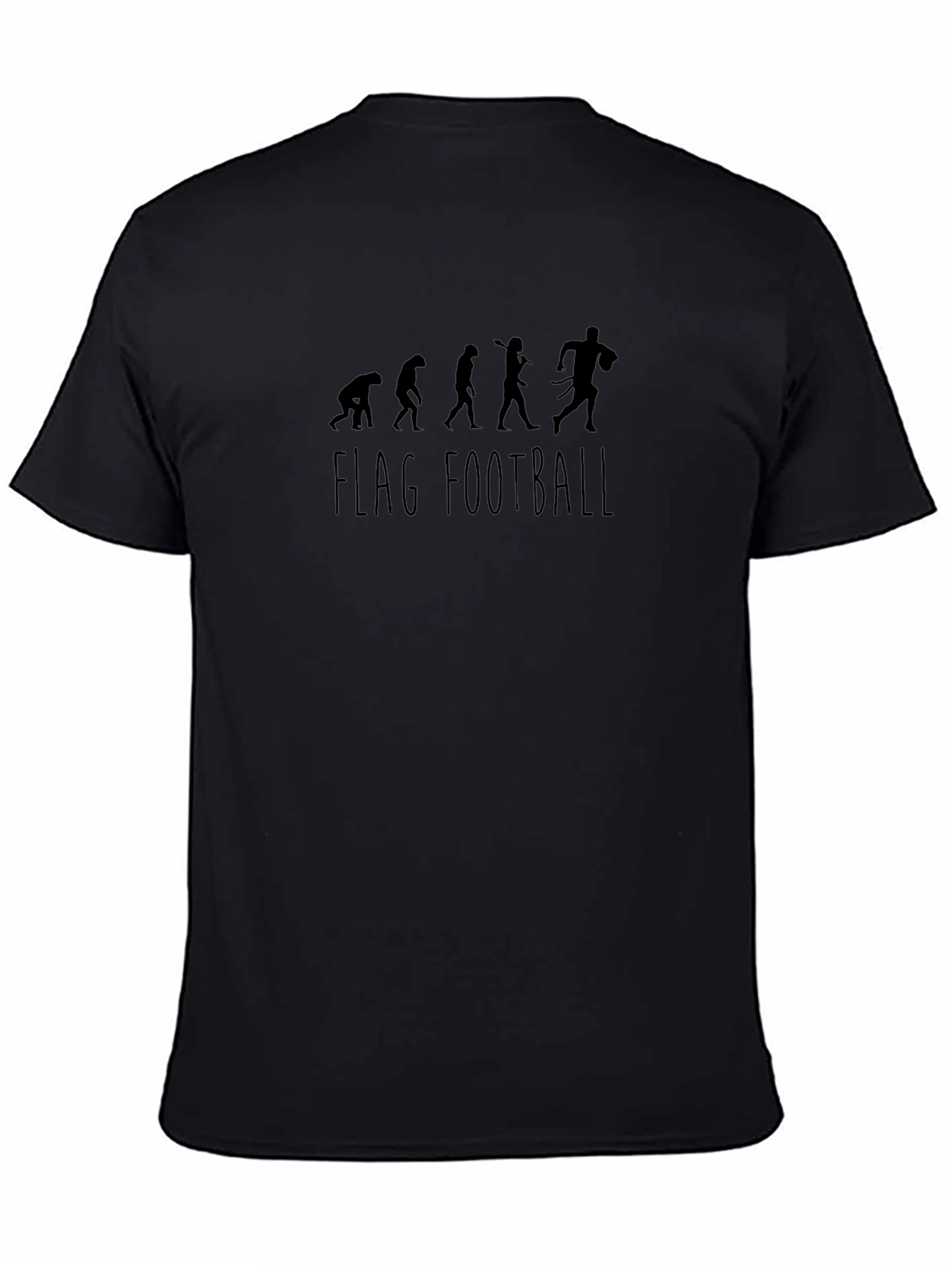 Flag Football Evolution Graphic T-Shirt