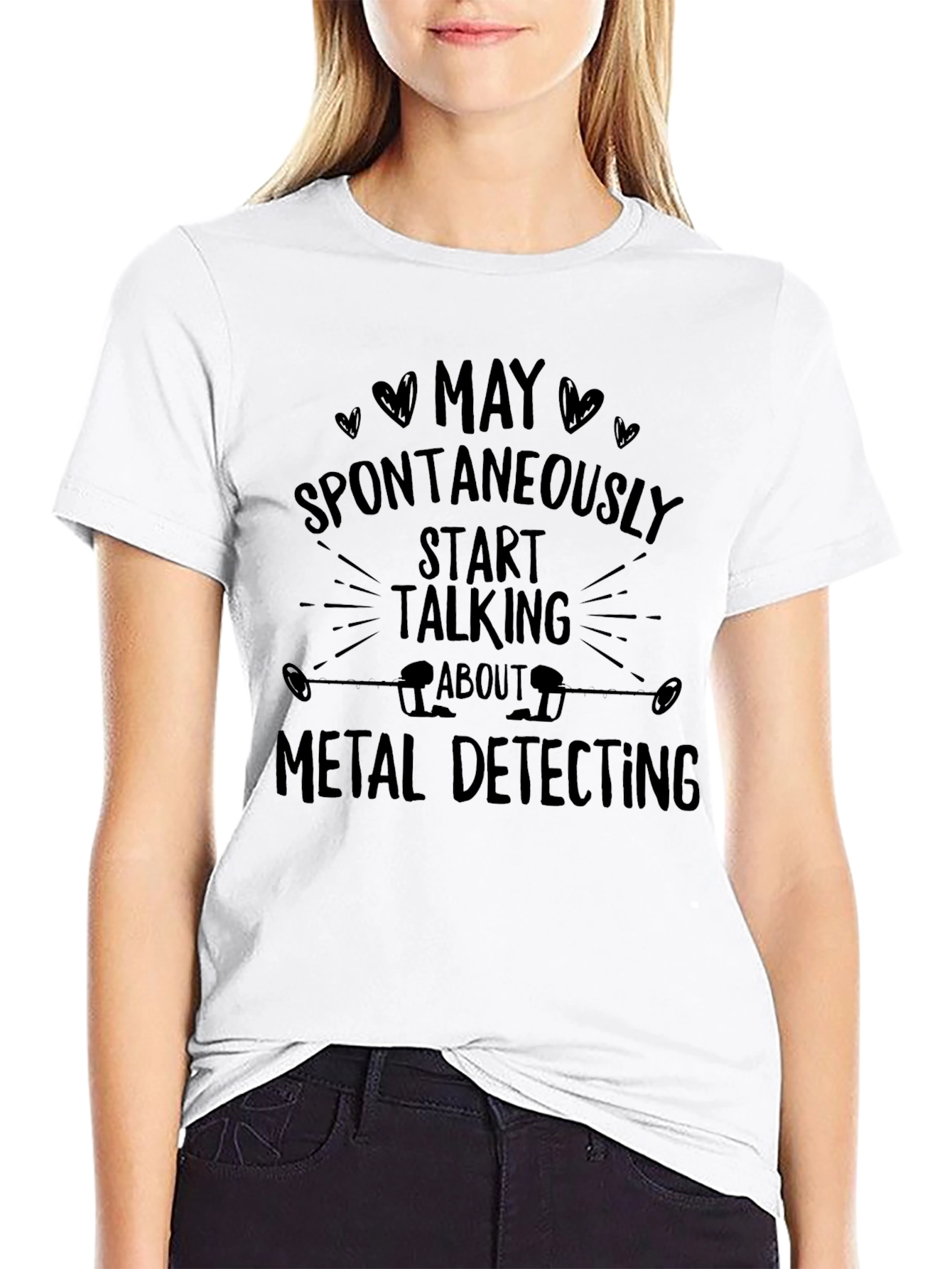 Metal Detecting T-Shirt: Spontaneously Start Talking