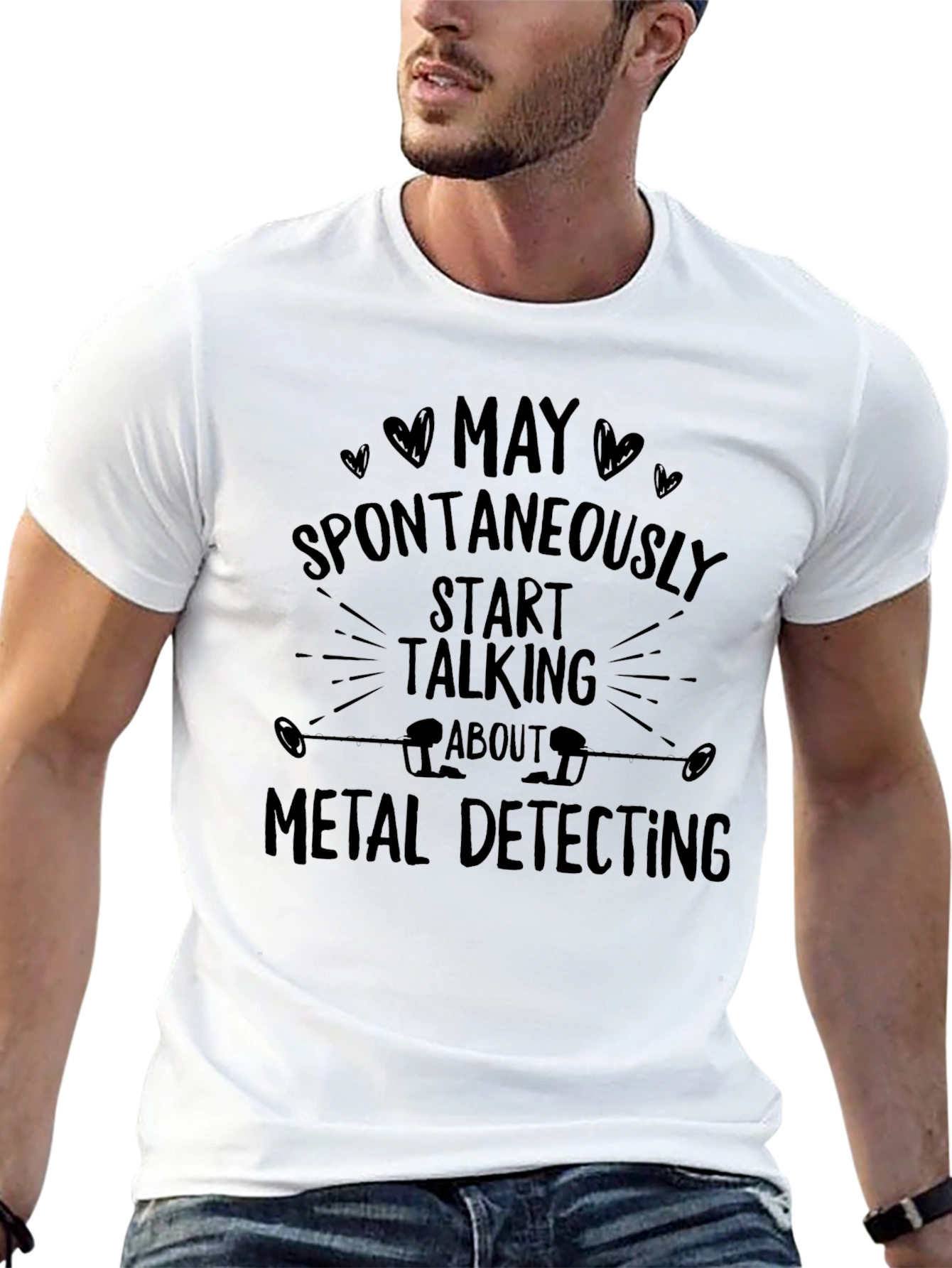 Metal Detecting T-Shirt: Spontaneously Start Talking